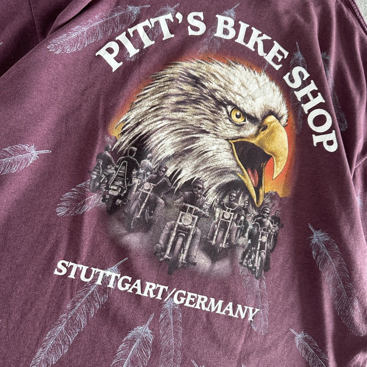 American Eagle Outfitters Vintage 90s Ride American Biker Eagle tee aop pitt bike y2k Size US XL / EU 56 / 4 - 6 Thumbnail