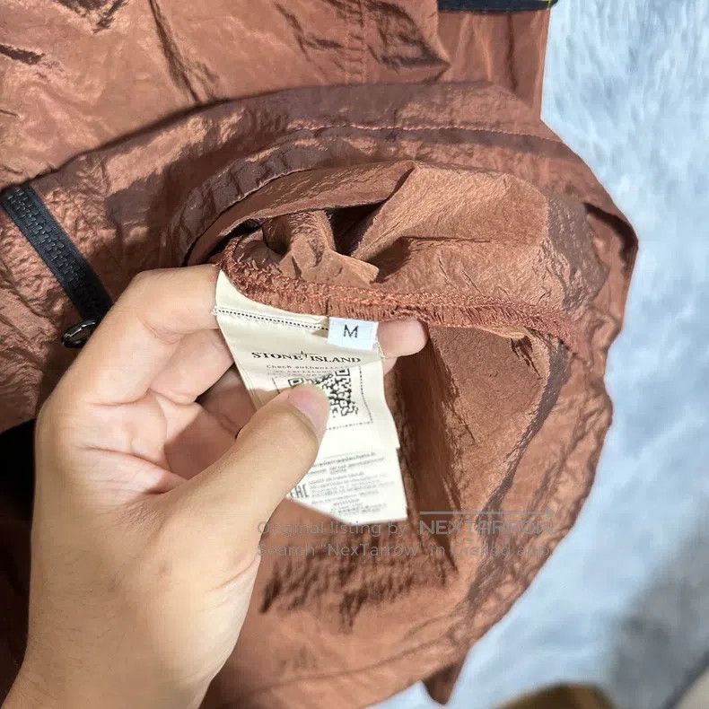 Stone Island Stone Island Metal Nylon Jacket Coat Reddish Brown Color S Size US M / EU 48-50 / 2 - 5 Thumbnail