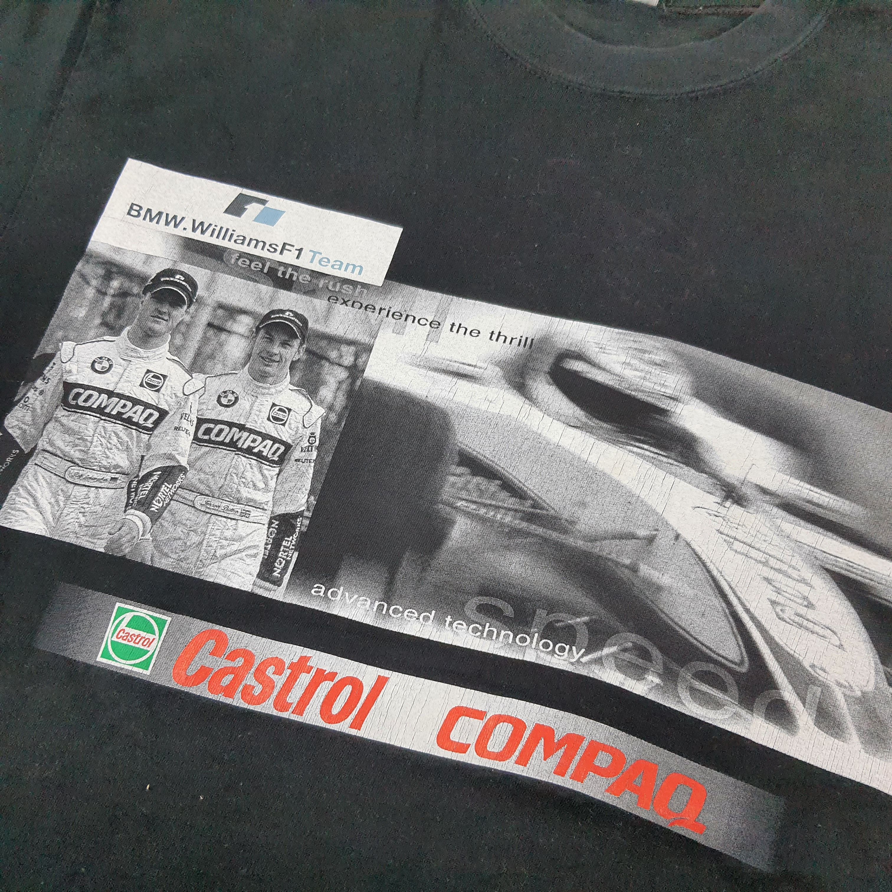 Vintage Vintage Castrol BMW WilliamF1 Team Automobile Tshirt C267N52 Size US L / EU 52-54 / 3 - 2 Thumbnail