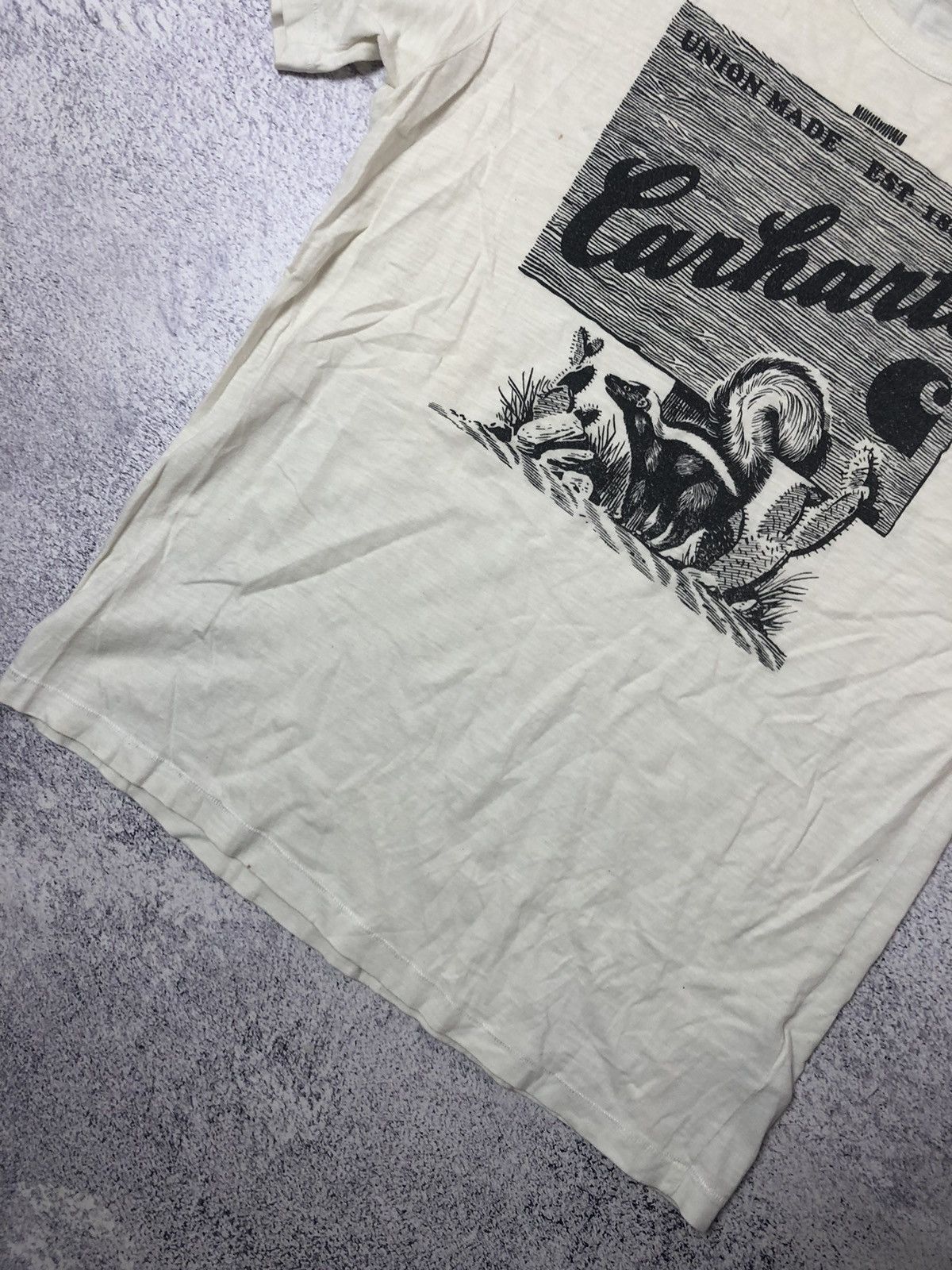 Carhartt Vintage T-shirt Carhartt size L rare y2k usa casual ykk Size US L / EU 52-54 / 3 - 7 Thumbnail