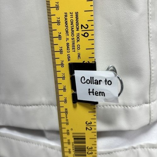 7 For All Mankind 7 For All Mankind Womens Sz Large Beige Wrap Dress Jacket Ve Size L / US 10 / IT 46 - 7 Thumbnail