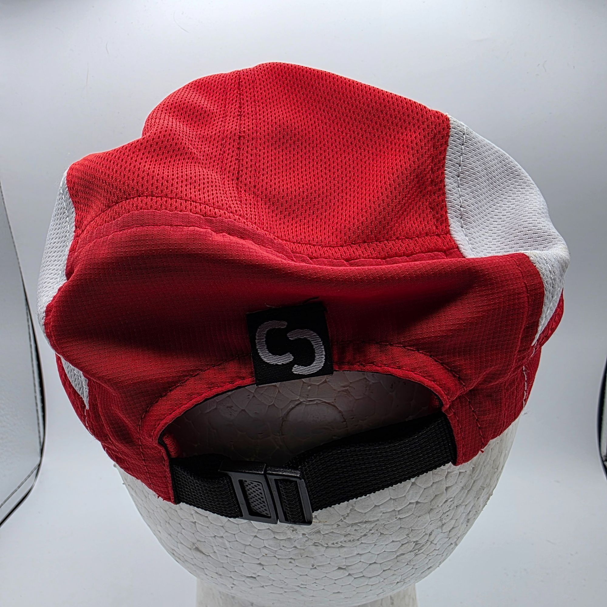Other Currens Adults Red White Athletic Hat Casual Outdoors Runnin Size ONE SIZE - 3 Thumbnail