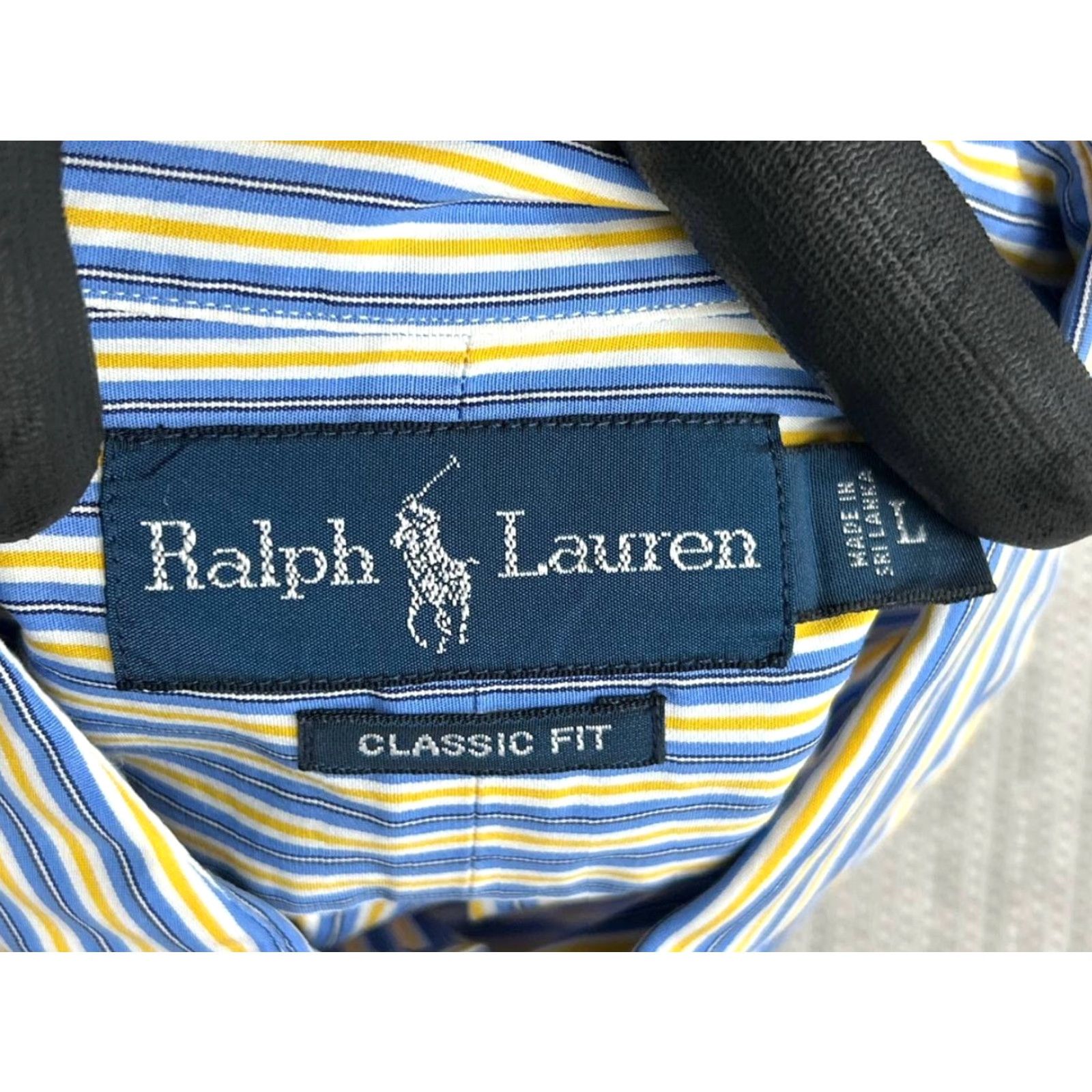 Ralph Lauren Ralph Lauren Shirt Mens Large Blue Yellow Cotton Button Up Size US L / EU 52-54 / 3 - 3 Thumbnail