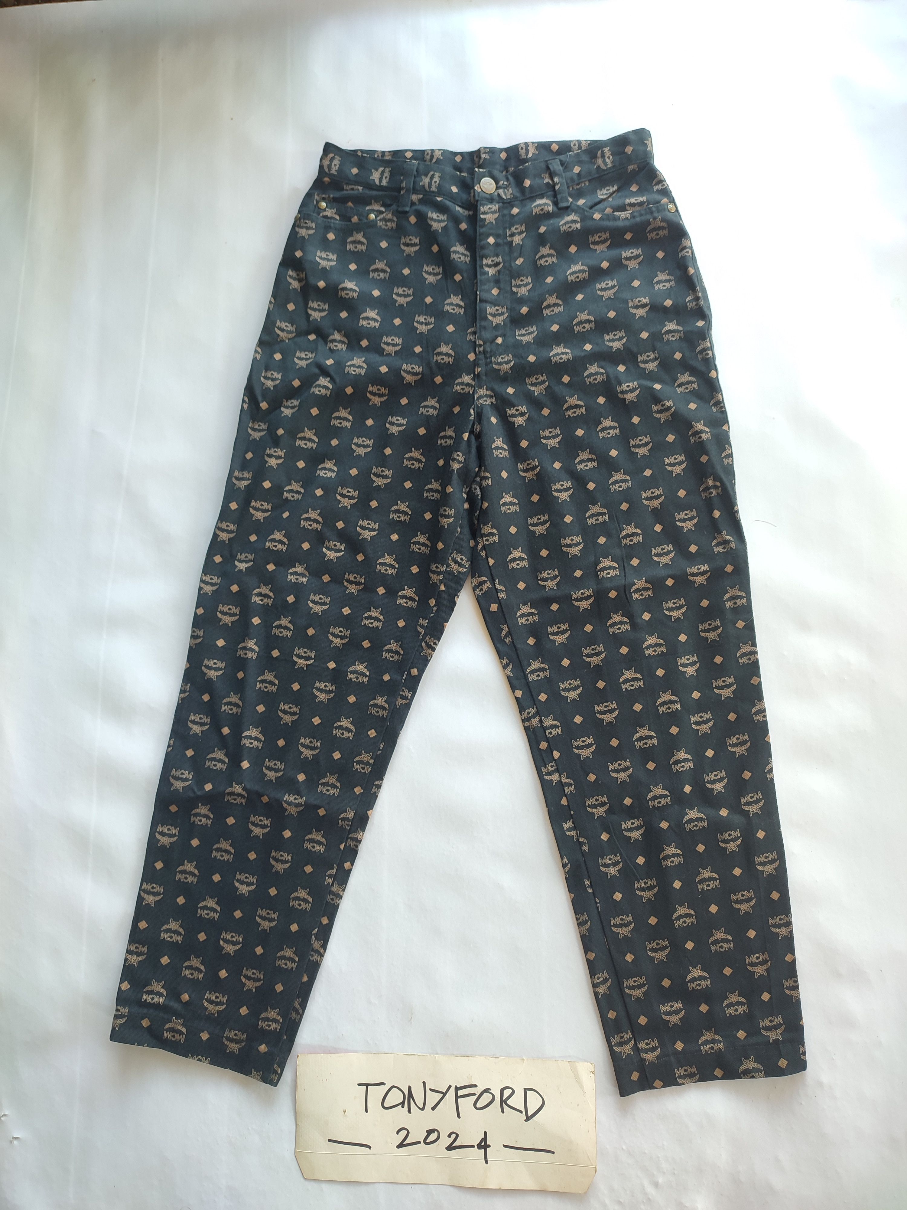 MCM Vintage women's MCM MONOGRAM PANTS JAPAN Size 28" / US 6 / IT 42 - 1 Thumbnail