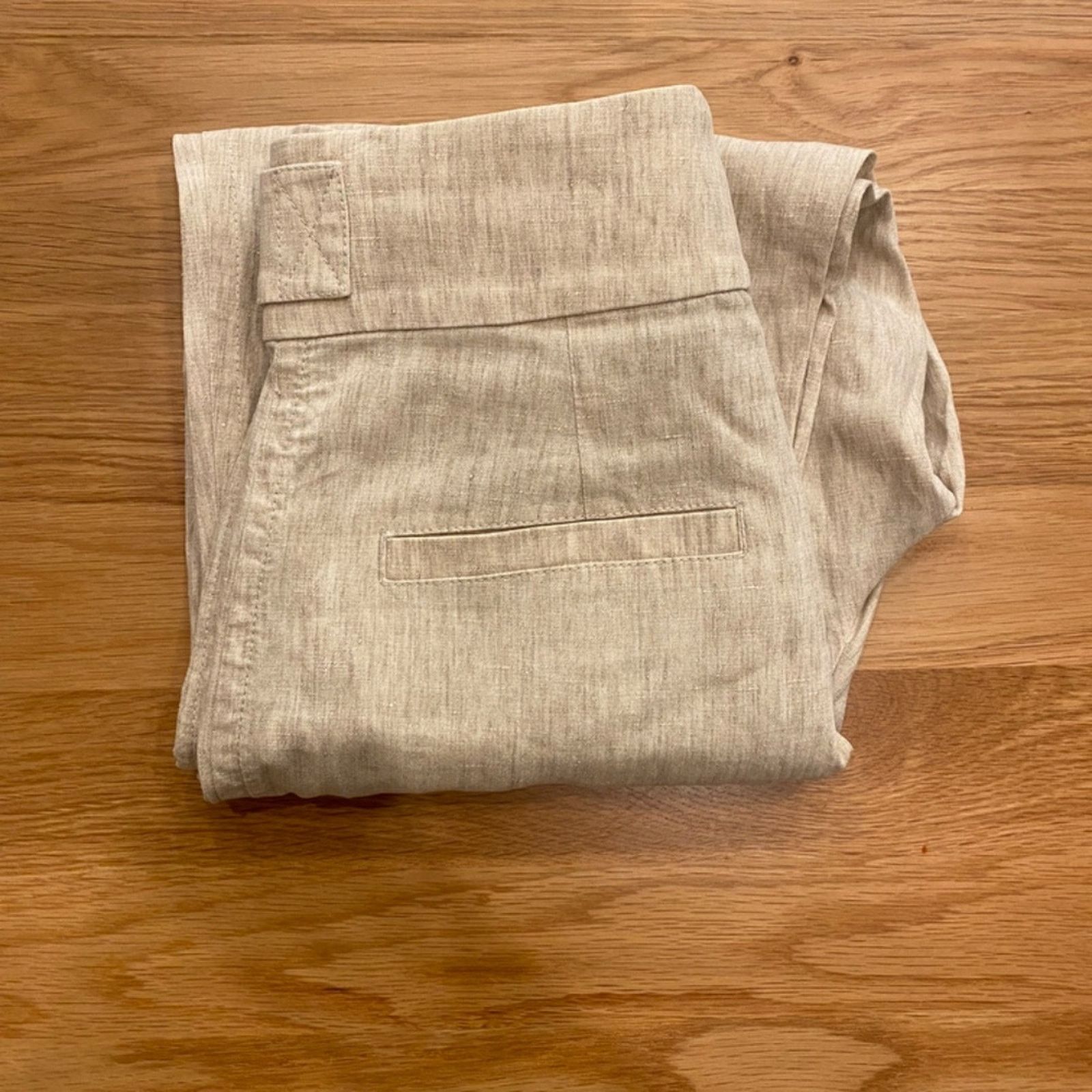 Brunello Cucinelli Brunello Cucinelli High Rise Belted Linen Blend Pants - 4 Size 27" / US 4 / IT 40 - 15 Thumbnail