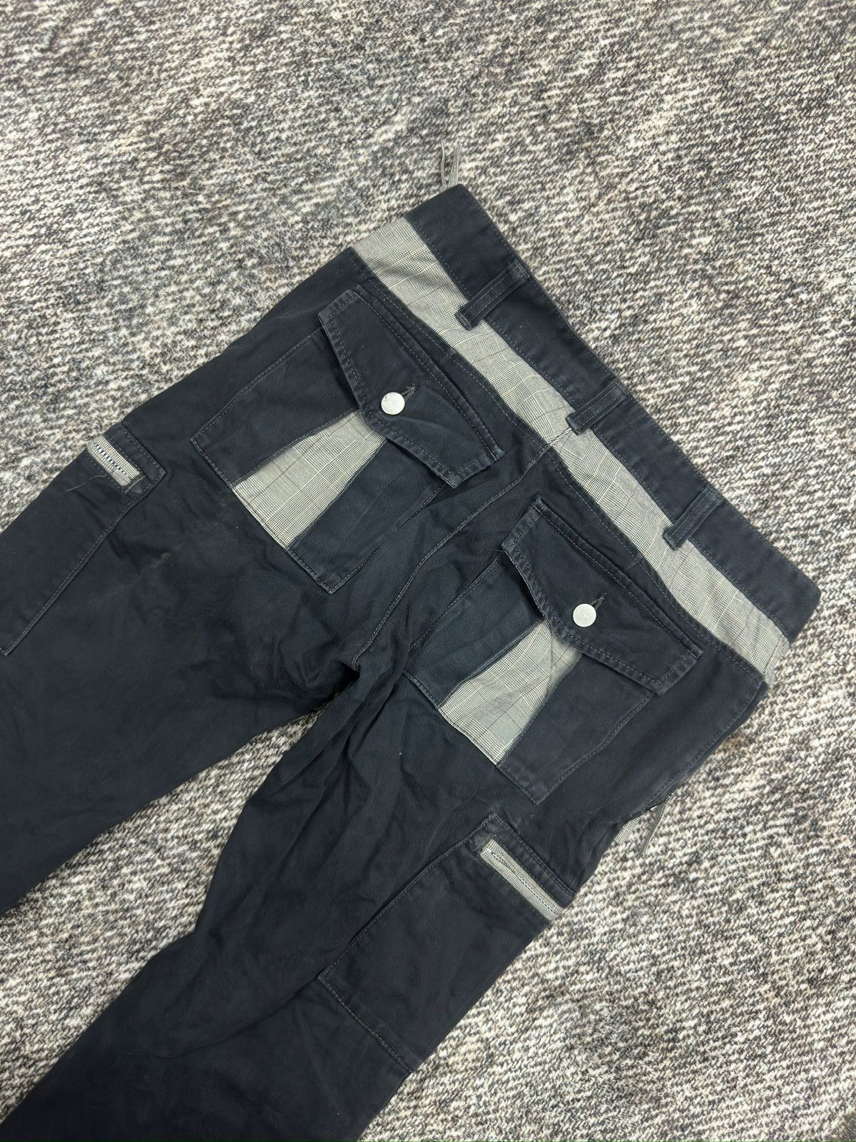If Six Was Nine × Katharine Hamnett London × Le Grande Bleu (L.G.B.) Katharine Hammett Bondage Pants Flared Cargo Size US 32 / EU 48 - 8 Thumbnail