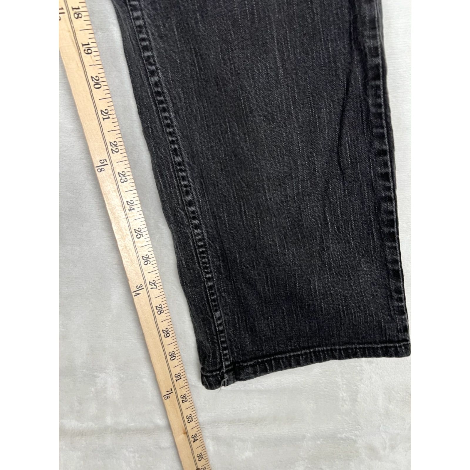 Levi's Levi’s 559 Jeans Men 38x32 Denim Black 5-Pocket Logo 90s USA Vintage Style Straight Relaxed Regular Fit Waist 38 Inseam 32 Size US 38 / EU 54 - 2 Thumbnail