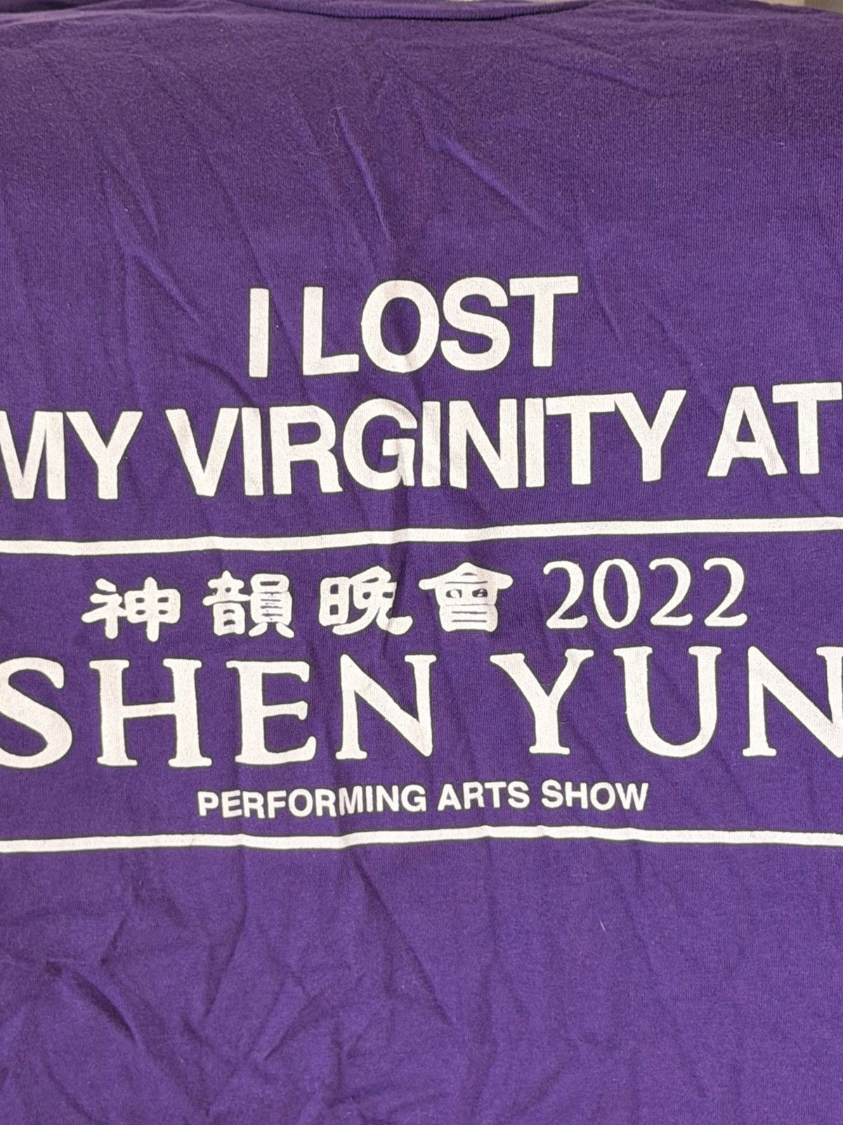 Canvas 2002 “I Lost My Virginity at Shen Yun” t-shirt Size US L / EU 52-54 / 3 - 3 Thumbnail