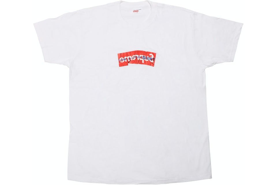 Supreme Comme Des Garcons SHIRT Box Logo Tee White