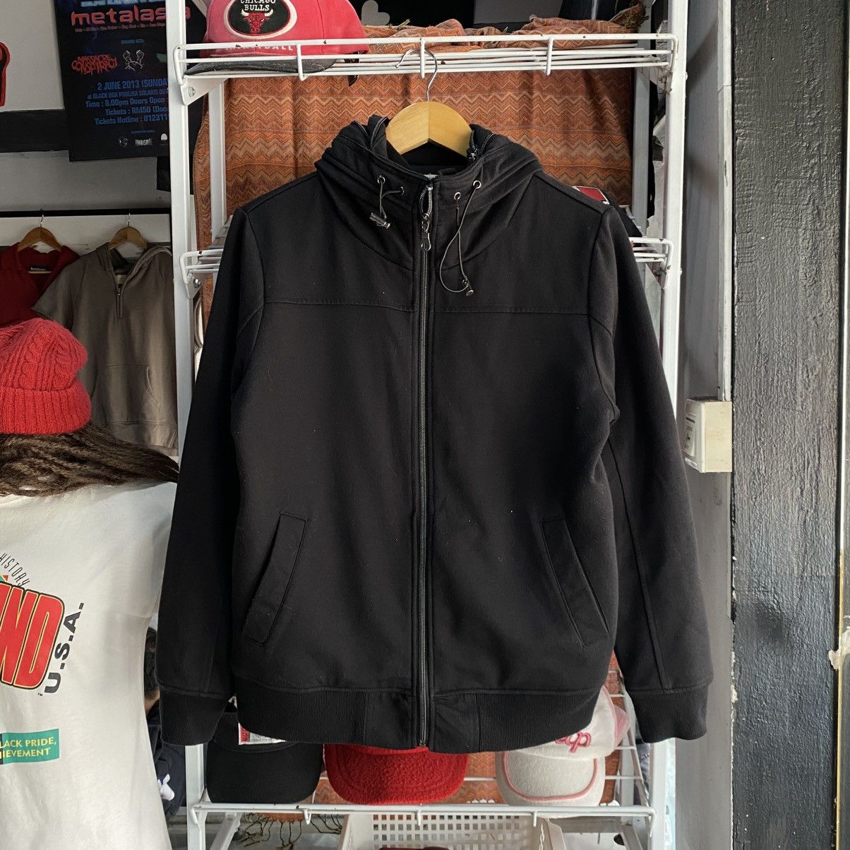 semanticdesign Semanticdesign Japanese Brand Black Hooded Jacket Size US L / EU 52-54 / 3 - 1 Thumbnail