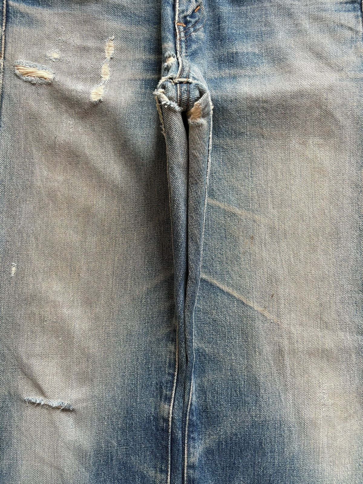 Levi's Vintage 80s Levis 502XX Big E Selvedge Mud Wash Loose Jeans Size US 30 / EU 46 - 5 Thumbnail