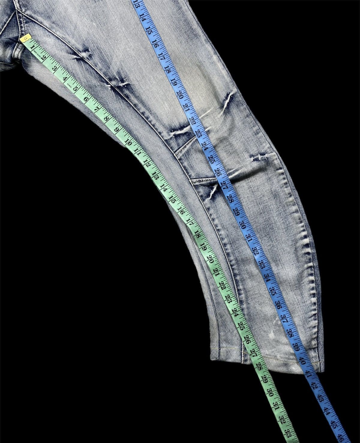 Hysteric Glamour × PPFM Extremely Aysmetrical Curves Denim By PPFM Size US 34 / EU 50 - 4 Thumbnail