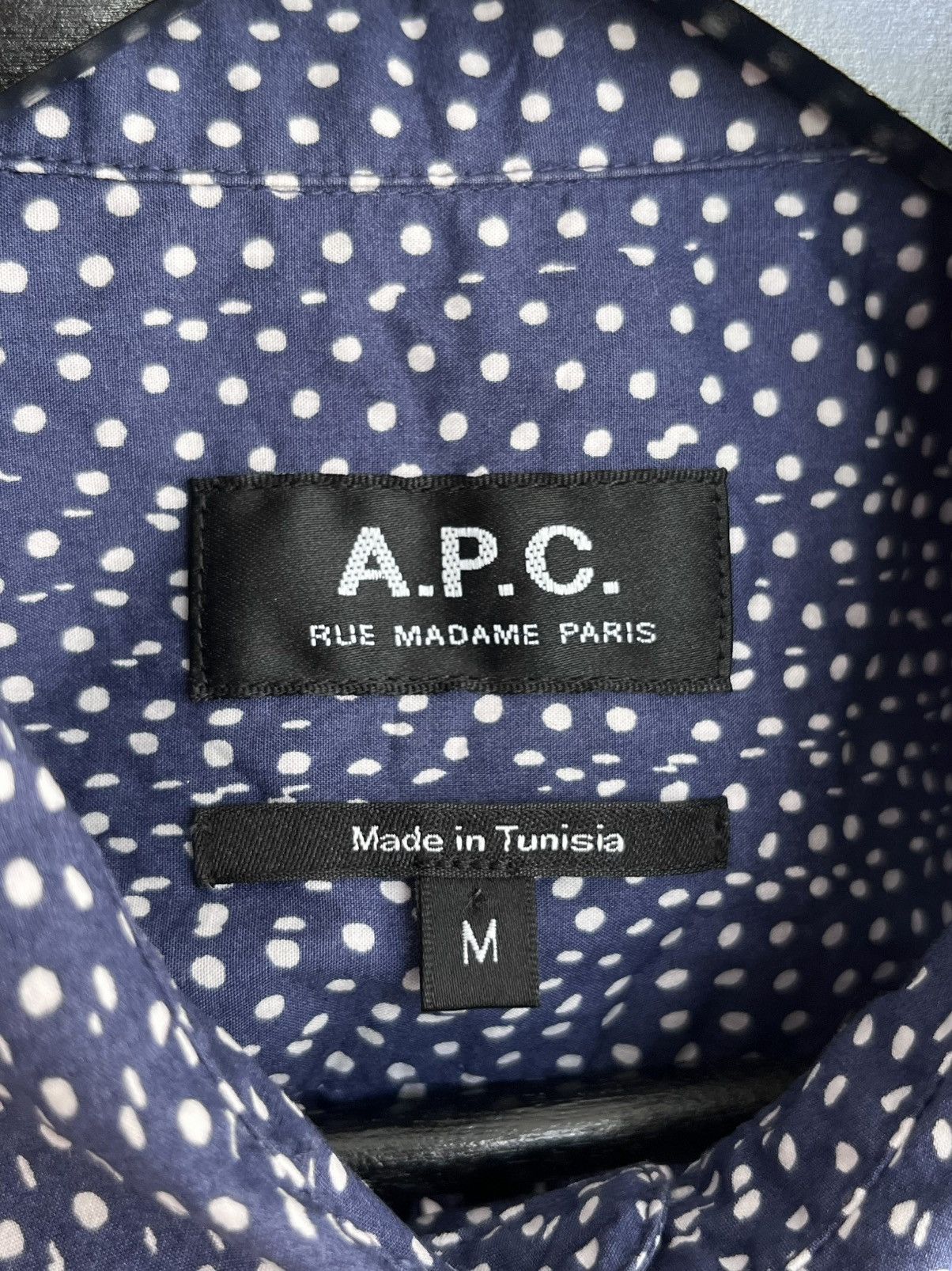 A.P.C. Runway A.P.C SS19 short-sleeved polka dot short sleeve shirt Size US M / EU 48-50 / 2 - 3 Thumbnail
