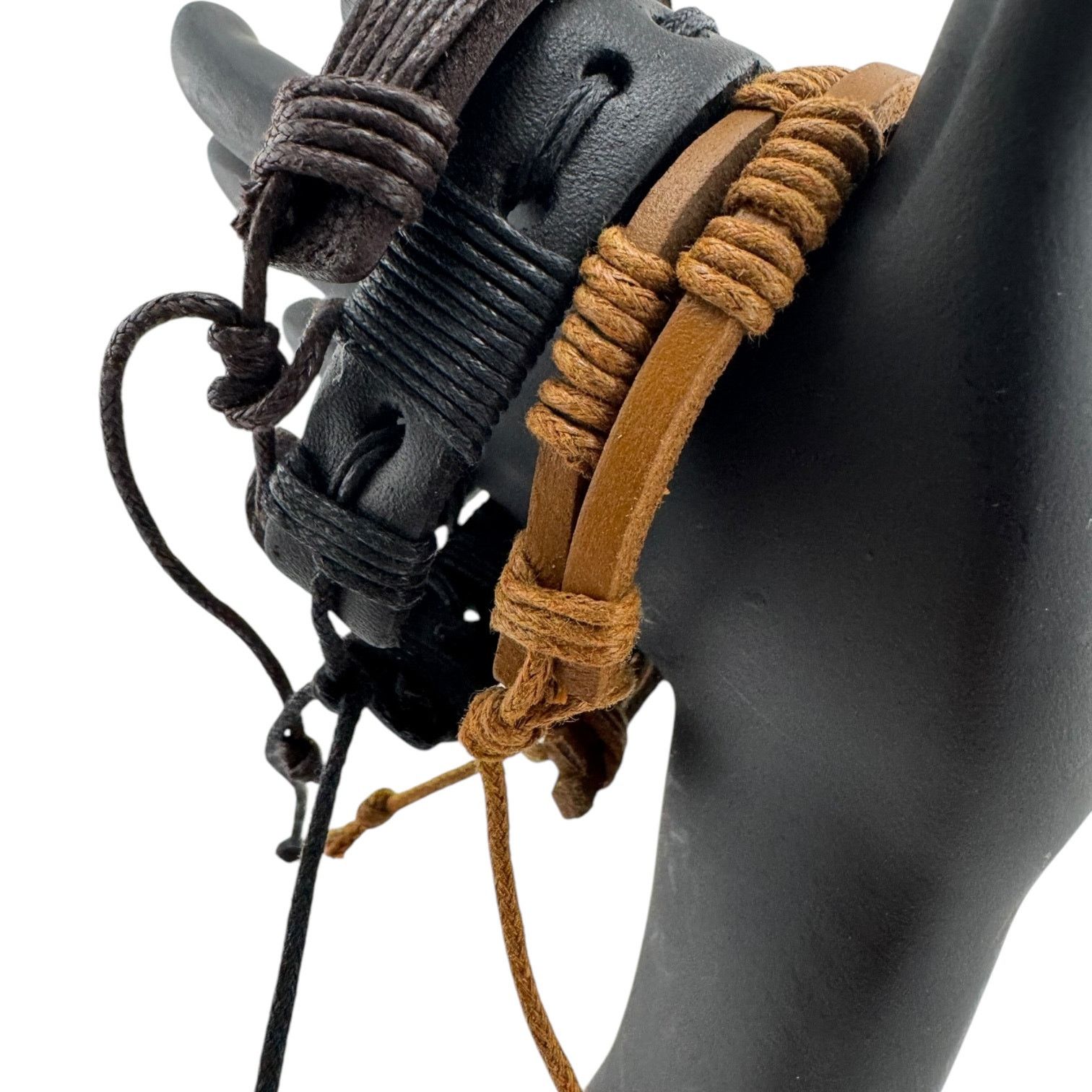 Other Untamed Leather Cuffs Rebellious Edge for the Unconventional Size ONE SIZE - 2 Thumbnail