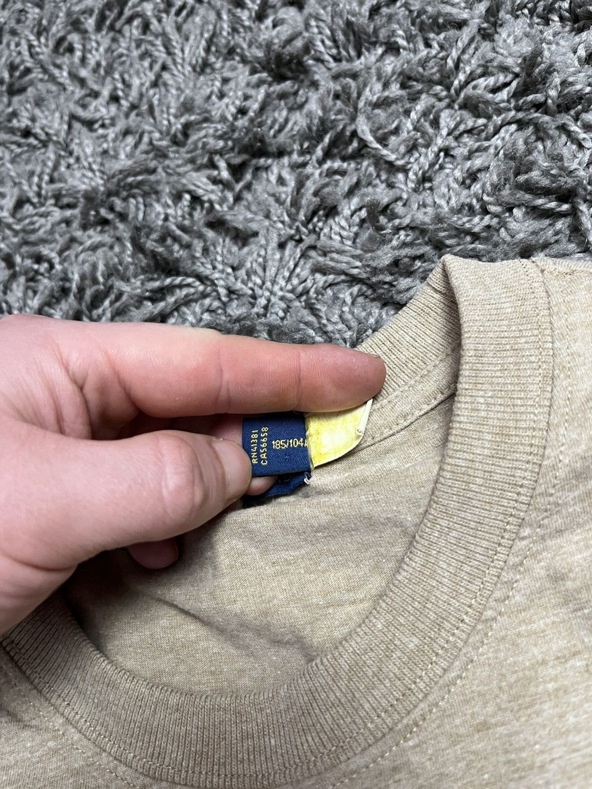 Ralph Lauren Polo Ralph Lauren Cotton Jersey Tee Expedition Dune Heather Size US L / EU 52-54 / 3 - 5 Thumbnail