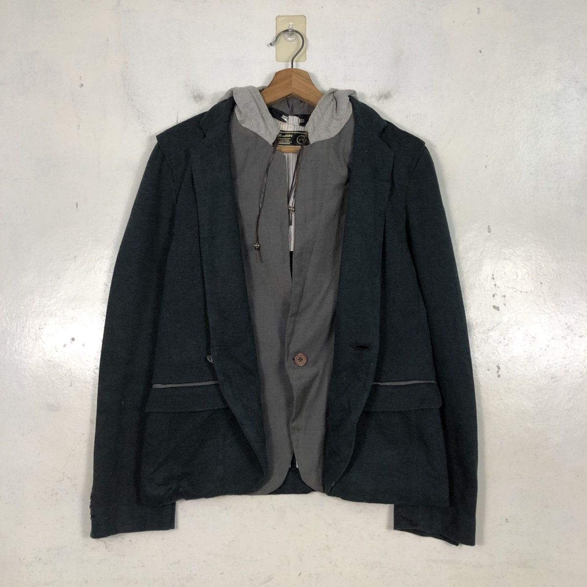 Japanese Brand Biker Double Layer Jacket BrthBreath Punk Style Number Nine Size US M / EU 48-50 / 2 - 14 Thumbnail