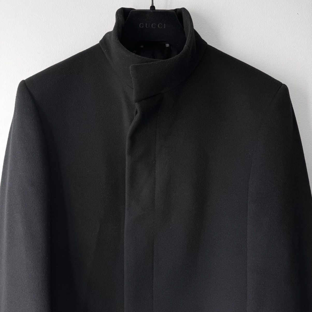 Gucci Gucci By Tom Ford FW1999 Wool/Cashmere Stand Collar Coat Size US M / EU 48-50 / 2 - 2 Thumbnail