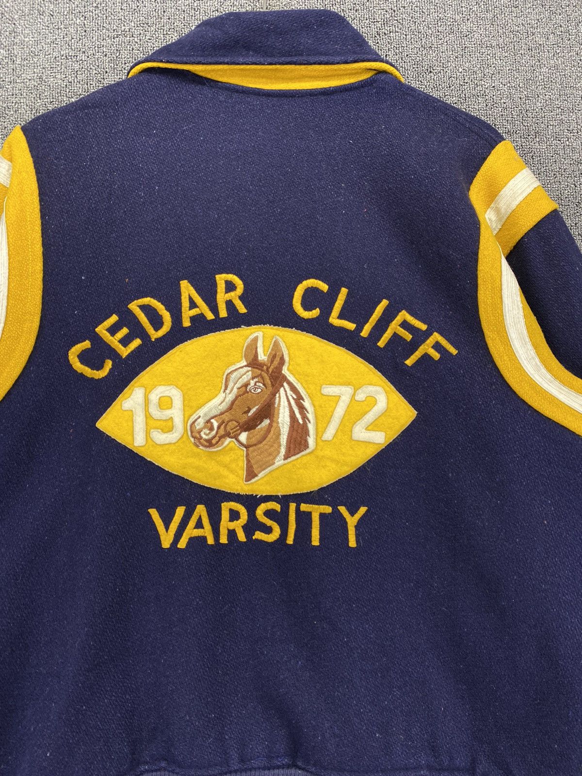 Vintage Vintage 70s Felco Cedar Cliff Wool Varsity Jacket Size US M / EU 48-50 / 2 - 5 Thumbnail