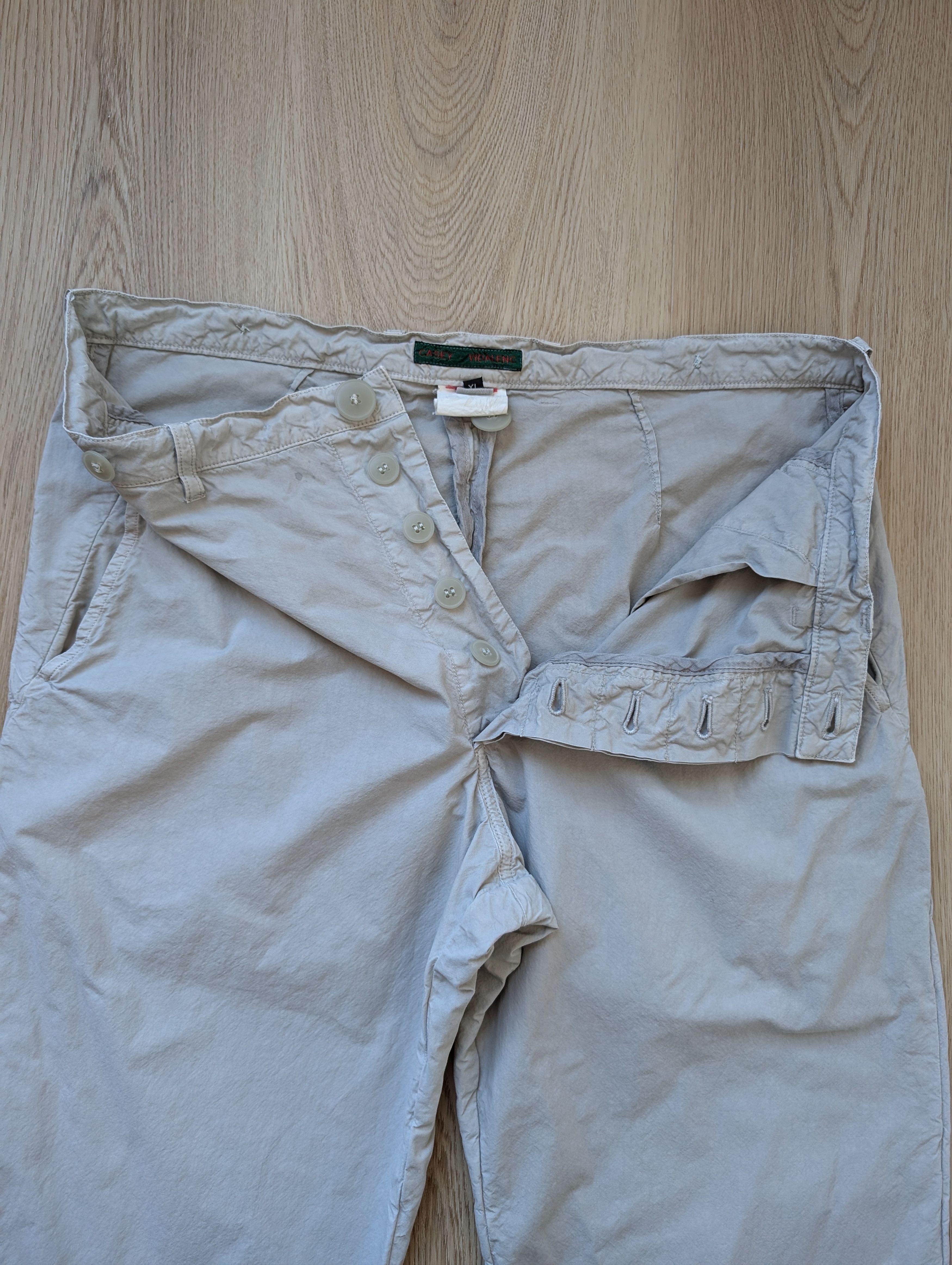 Casey Vidalenc CASEY VIDALENC Cotton Pants Vintage Trousers Handmade Size US 36 / EU 52 - 6 Thumbnail