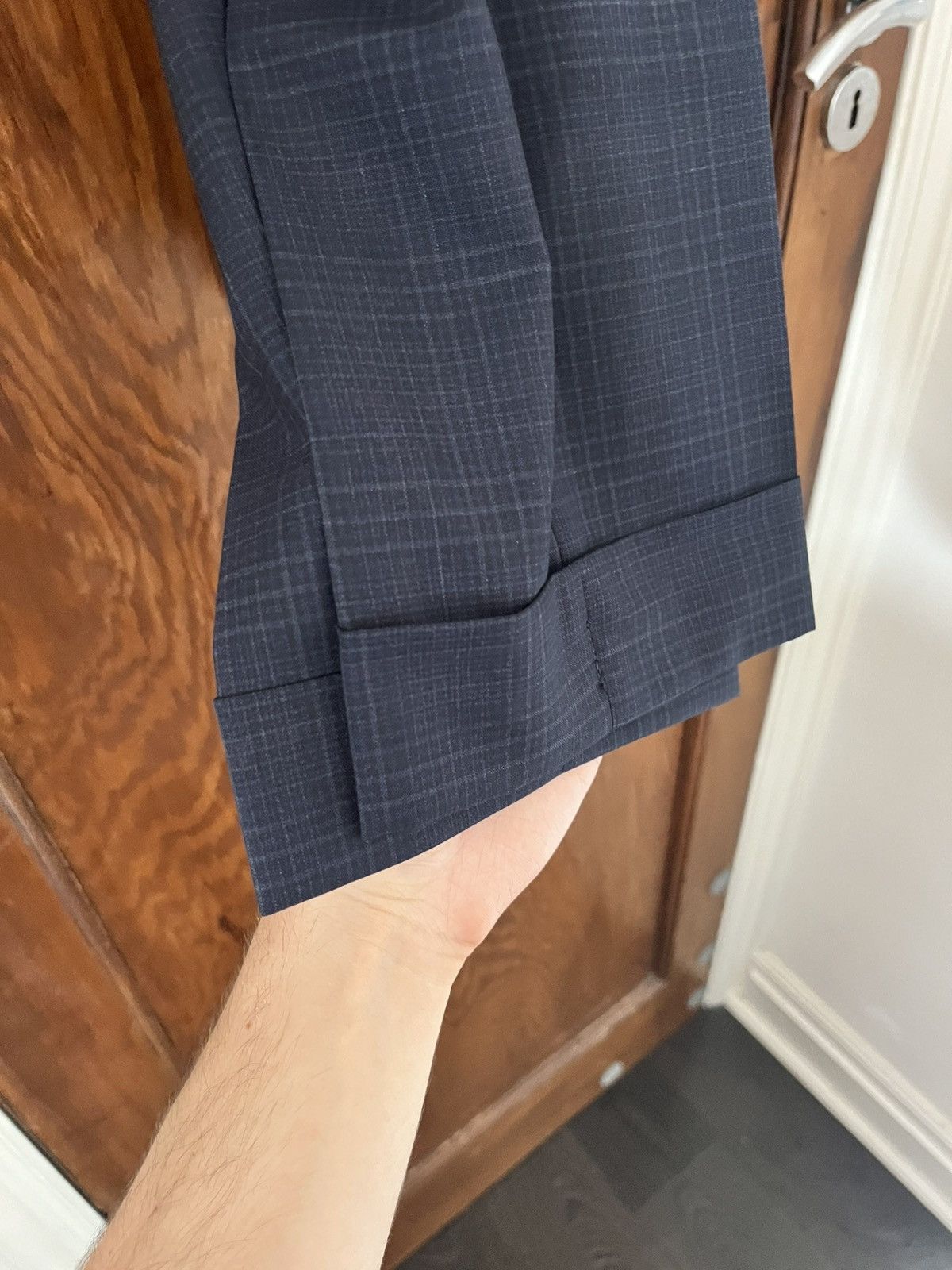 Brunello Cucinelli Brunello Cucinelli navy wool suit uk 38 / it 48 Size 38R - 8 Thumbnail