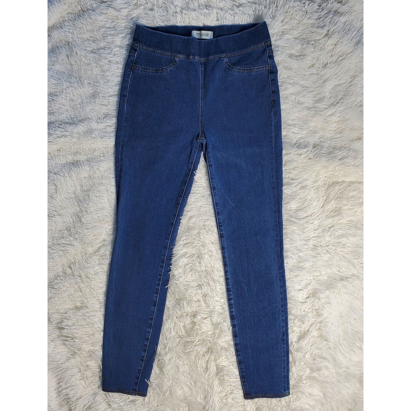 Madewell Madewell Pull On Skinny Jeans 26 / 2 Size 26" / US 2 / IT 38 - 2 Thumbnail
