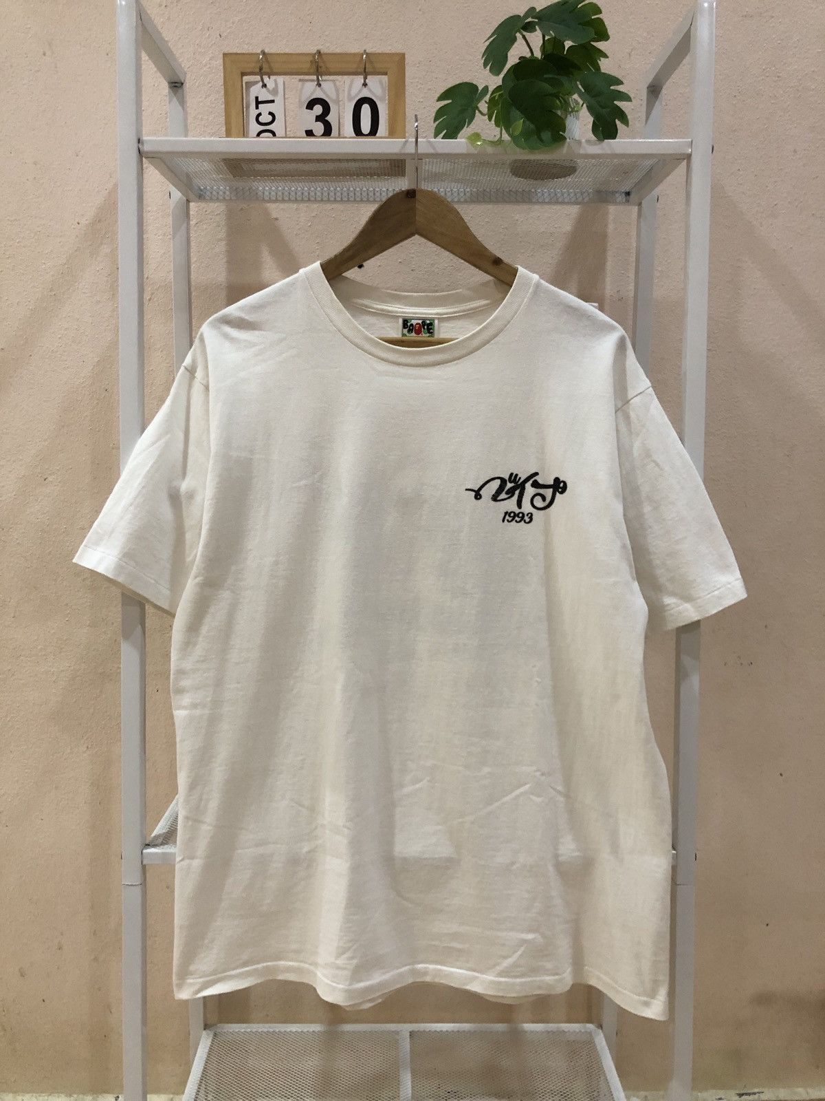 Bape A Bathing Ape Embroidery Style Souvenir Logo Tee Size US XL / EU 56 / 4 - 2 Thumbnail