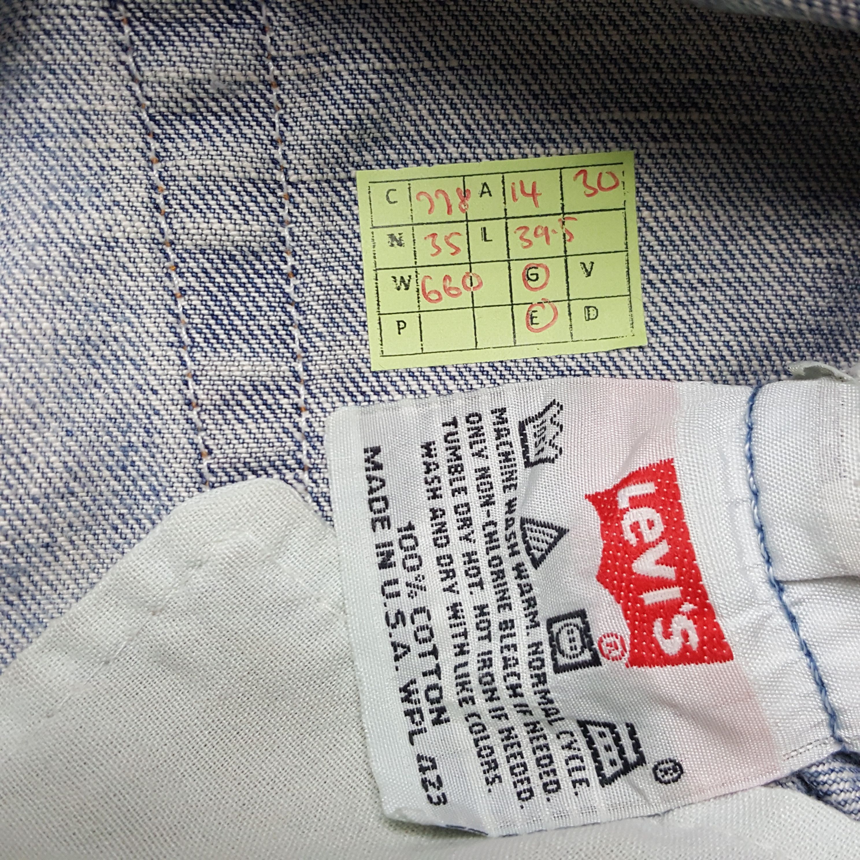 Levi's × Vintage Vintage Levi's 501 American Distressed Style Denim Jeans Size US 28 / EU 44 - 8 Thumbnail