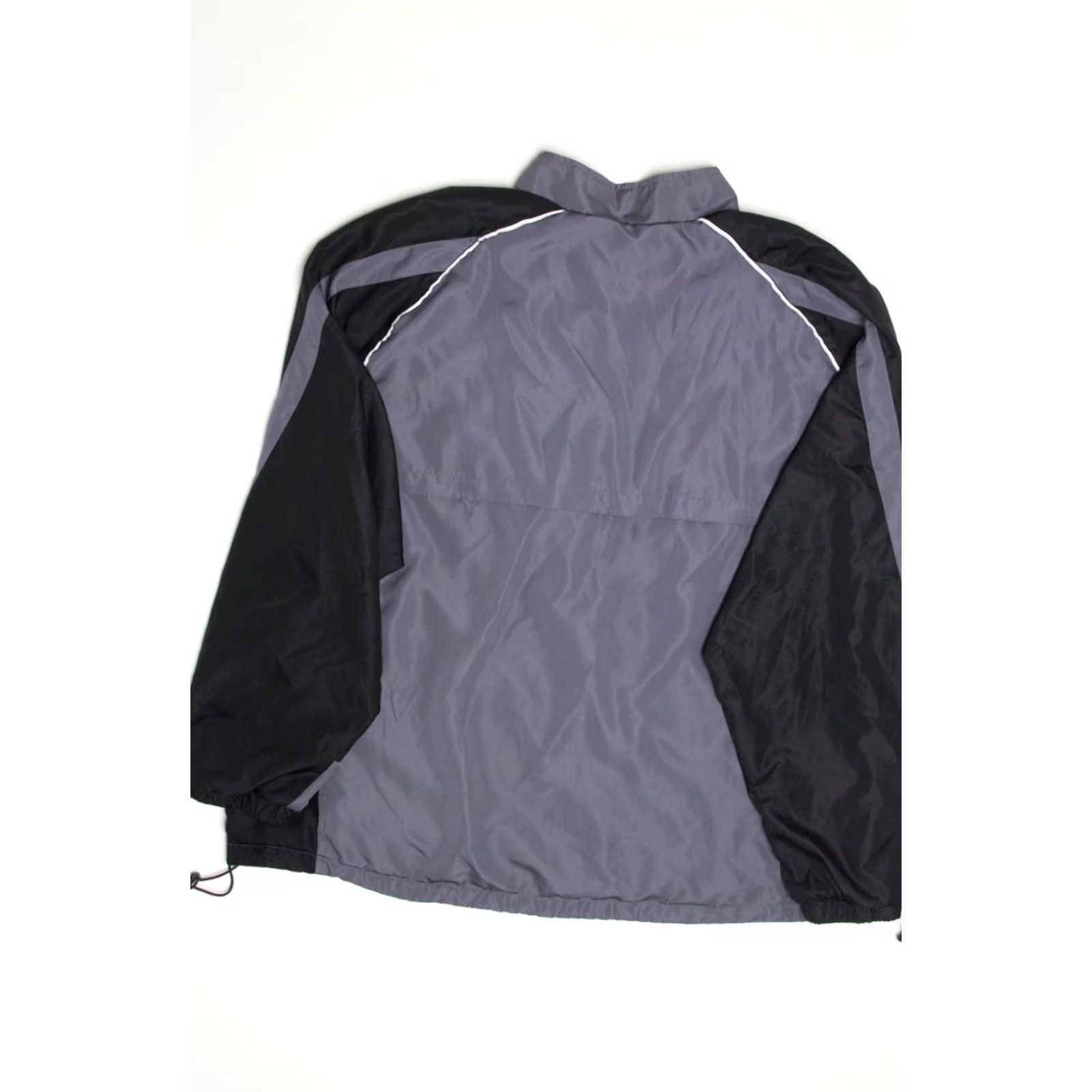 Starter VINTAGE Starter Windbreaker Jacket XX-Large Ash Grey 90s Hip Hop Style Mens Size US XXL / EU 58 / 5 - 3 Thumbnail