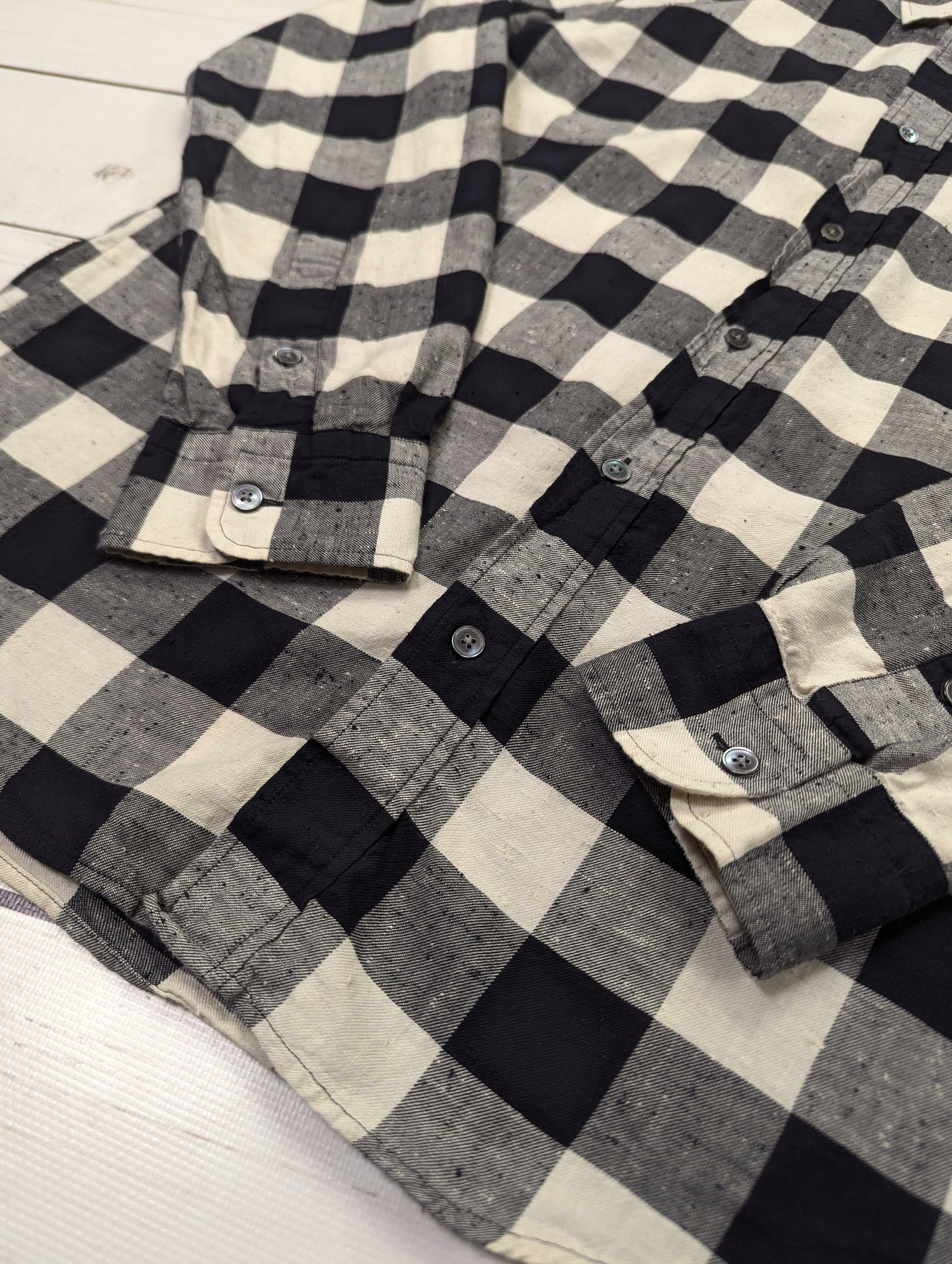 Alexander McQueen Alexander McQueen Pocket Check Long Sleeve Shirt Size 50 Size US M / EU 48-50 / 2 - 3 Thumbnail
