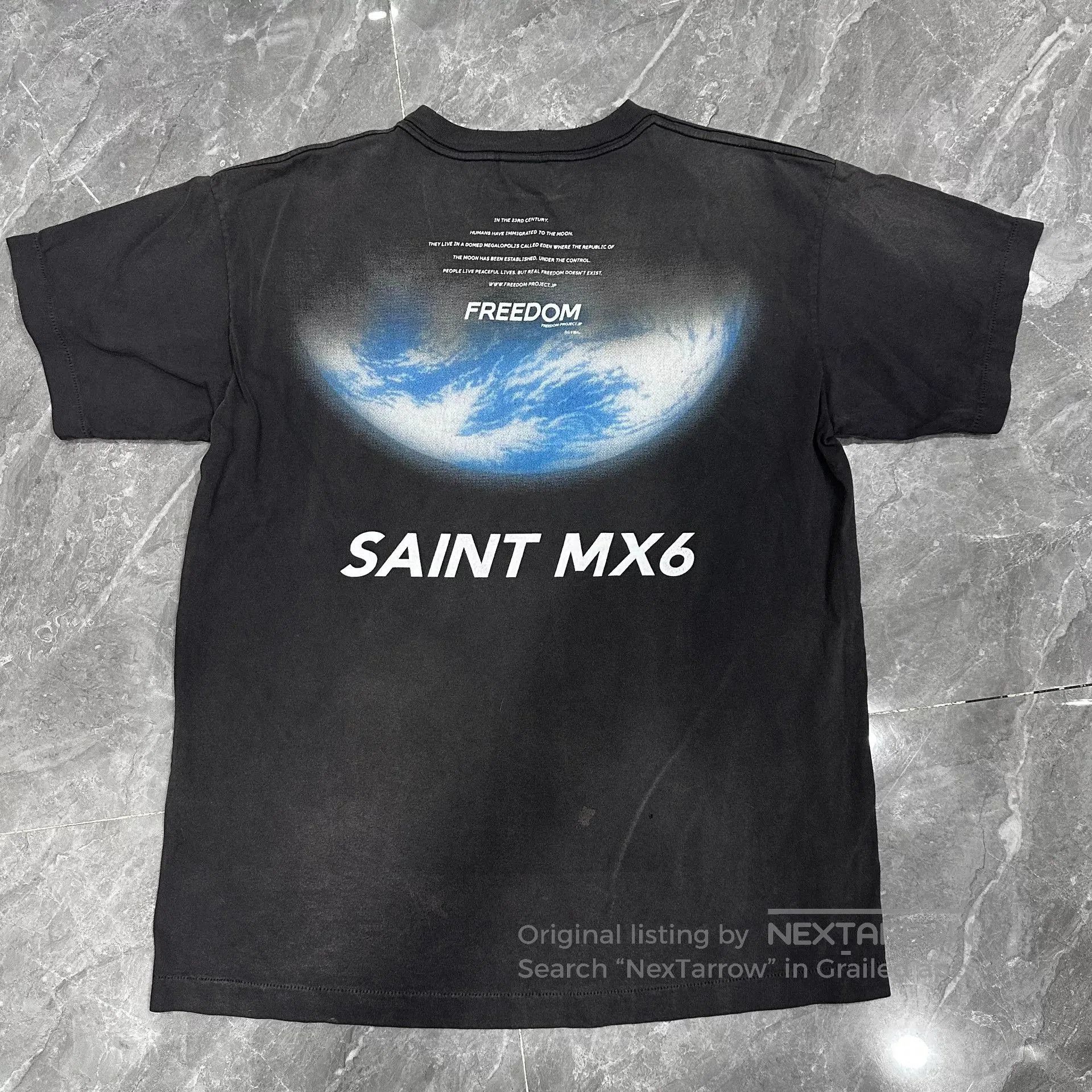 Saint Michael Saint Michael SS24 Japanese Cartoon Washed Distressed Tee. Size US S / EU 44-46 / 1 - 2 Thumbnail