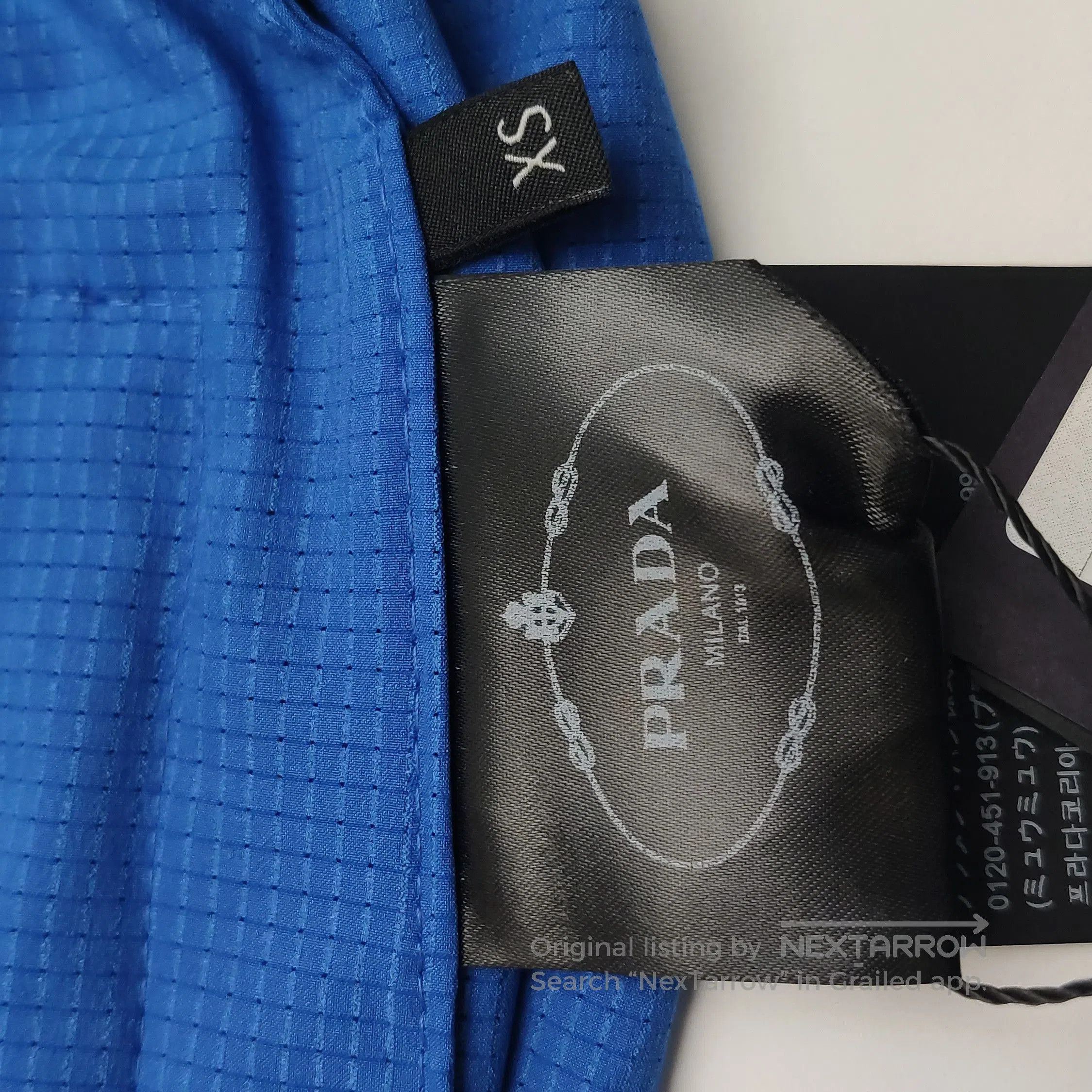 Prada Prada Logo Athletic Shorts in Blue . Size 23" - 9 Thumbnail