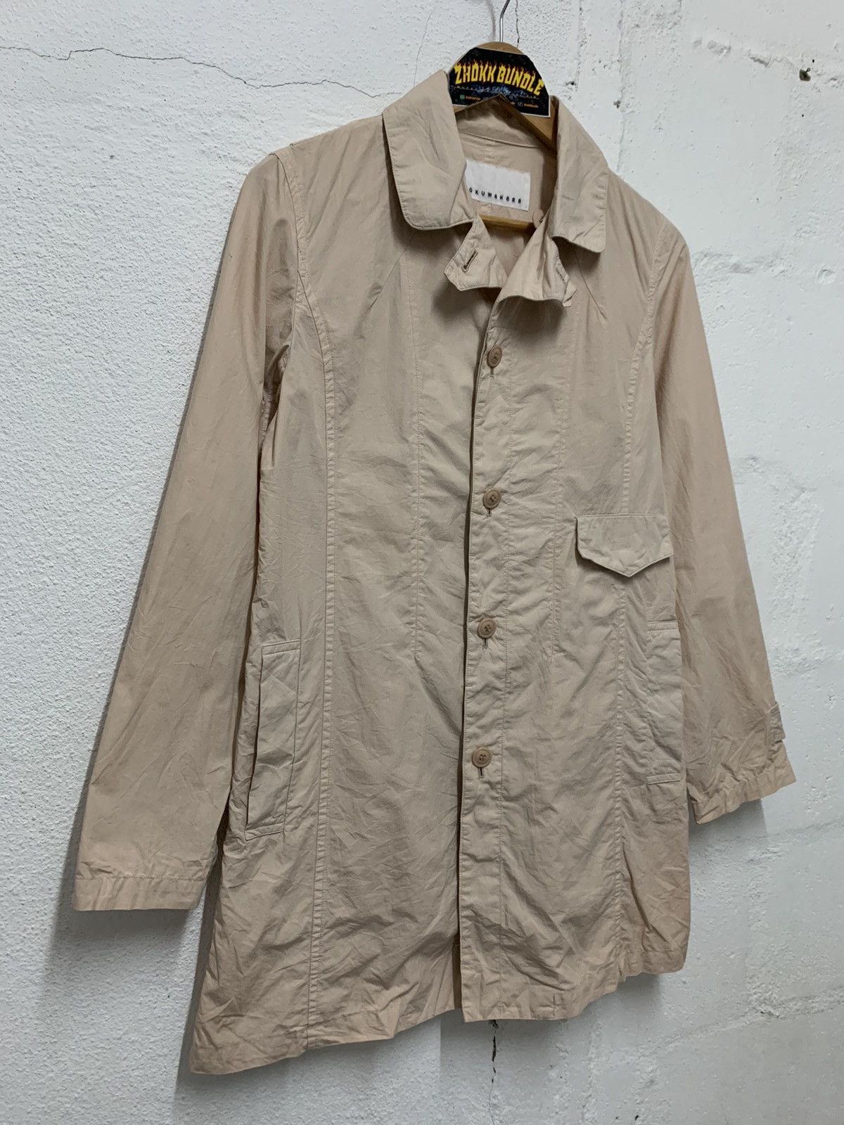 Issey Miyake × Japanese Brand × Sunao Kuwahara Sunao Kuwahara women cotton mid long light jacket Size M / US 6-8 / IT 42-44 - 2 Thumbnail