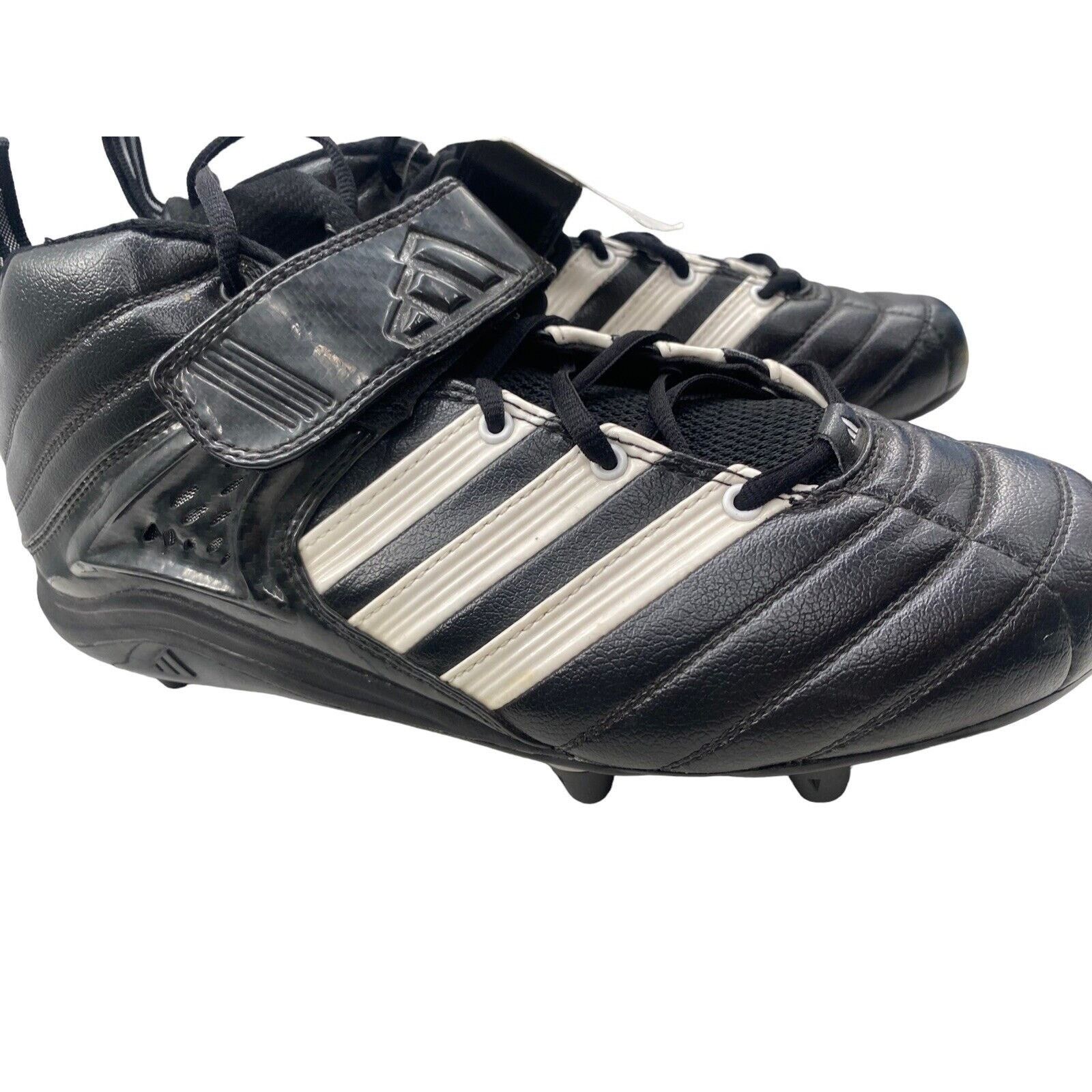 Adidas Adidas Grid Iron 3/4 D Football Cleats Black / White Size 10 Size US 10 / EU 43 - 10 Thumbnail