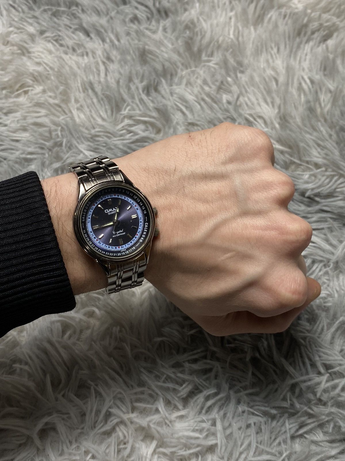 Japanese Brand × Jewelry × Vintage Omax Calendar Quartz Watch - Japanese Brand Size ONE SIZE - 11 Thumbnail