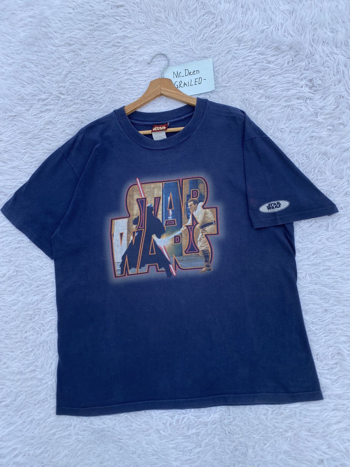 Star Wars Rare Vintage 90s Star Wars Episode 1 T-shirt Size US L / EU 52-54 / 3 - 4 Thumbnail