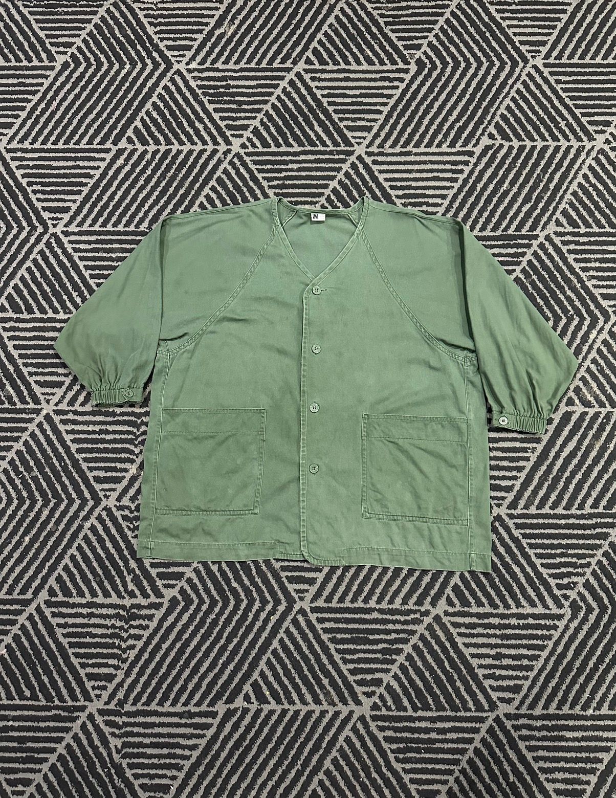 Pre-owned Issey Miyake Vintage Miyake Design Studio By  Buttoned Jacket In Green
