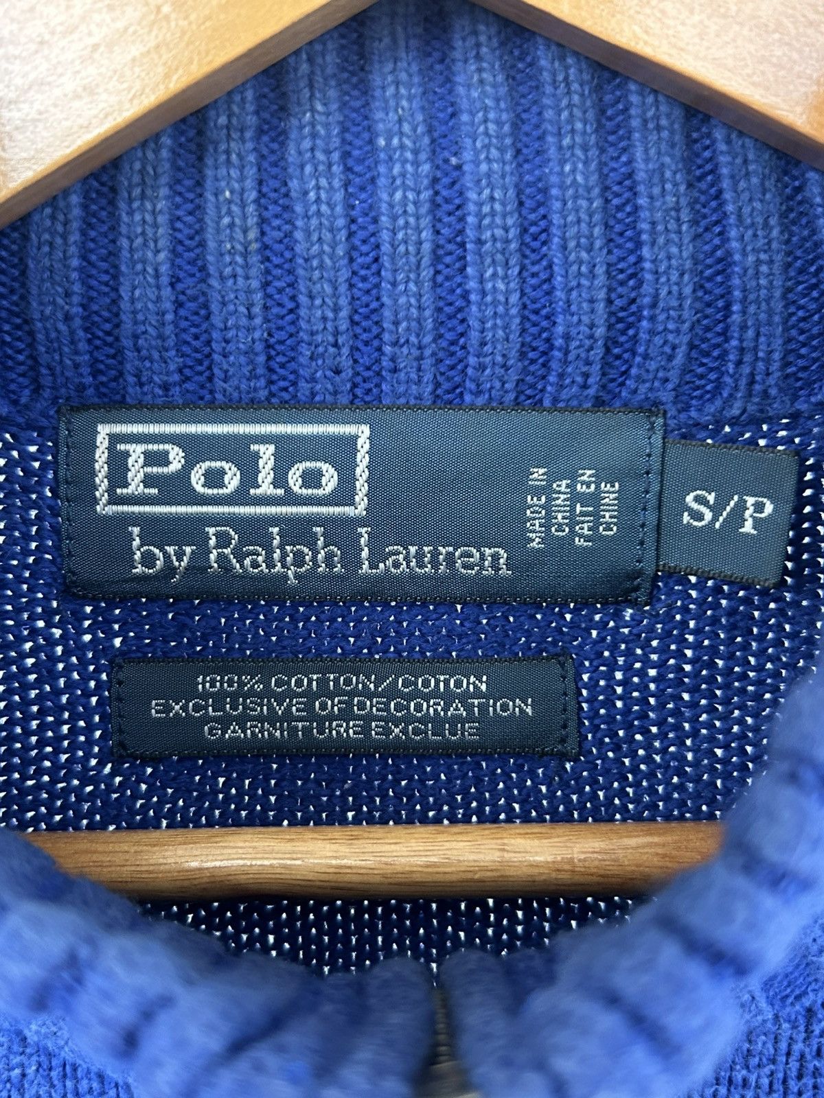 Polo Ralph Lauren Polo RL Knitwear Blue Halfzipper Size US S / EU 44-46 / 1 - 4 Thumbnail