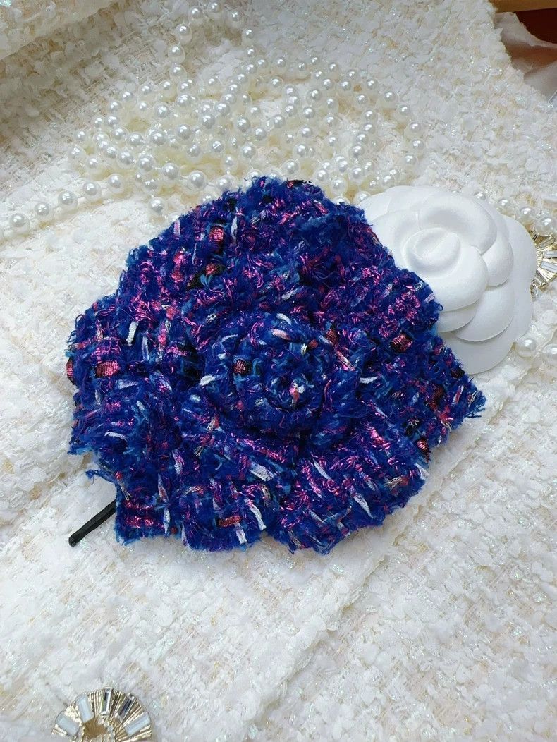 Chanel Chanel 17k Blue Camellia Brooch Size ONE SIZE - 6 Thumbnail