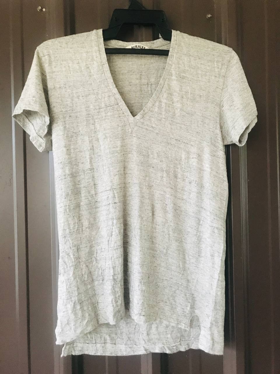 Auralee × Designer × Japanese Brand Auralee V Neck Tee Size US XS / EU 42 / 0 - 1 Thumbnail