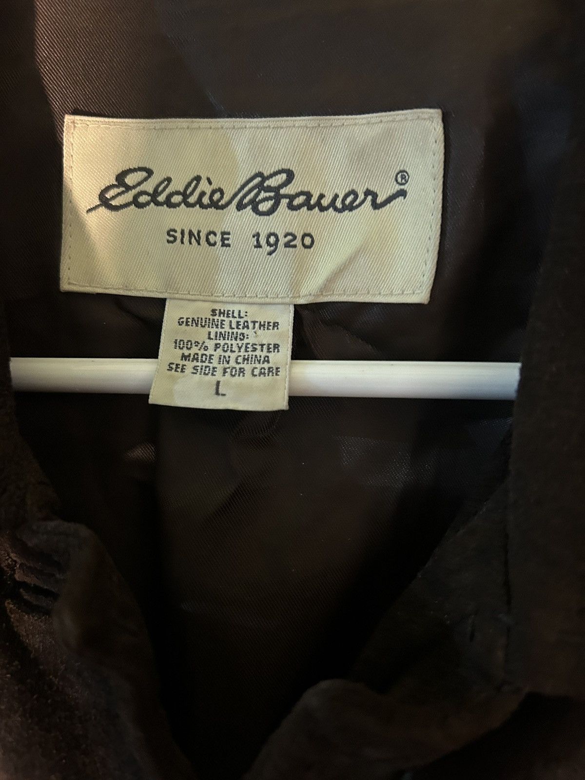 Eddie Bauer Vintage Leather Jacket Size US L / EU 52-54 / 3 - 2 Thumbnail
