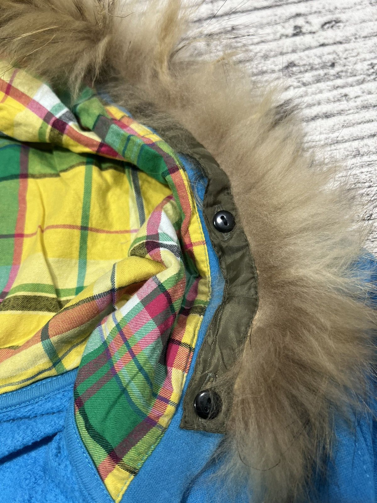 Number (N)ine 2000s Polo Ralph Lauren Rrl Y's Fur Plaid Zip y2k Lgb Ifsix Size US M / EU 48-50 / 2 - 3 Thumbnail