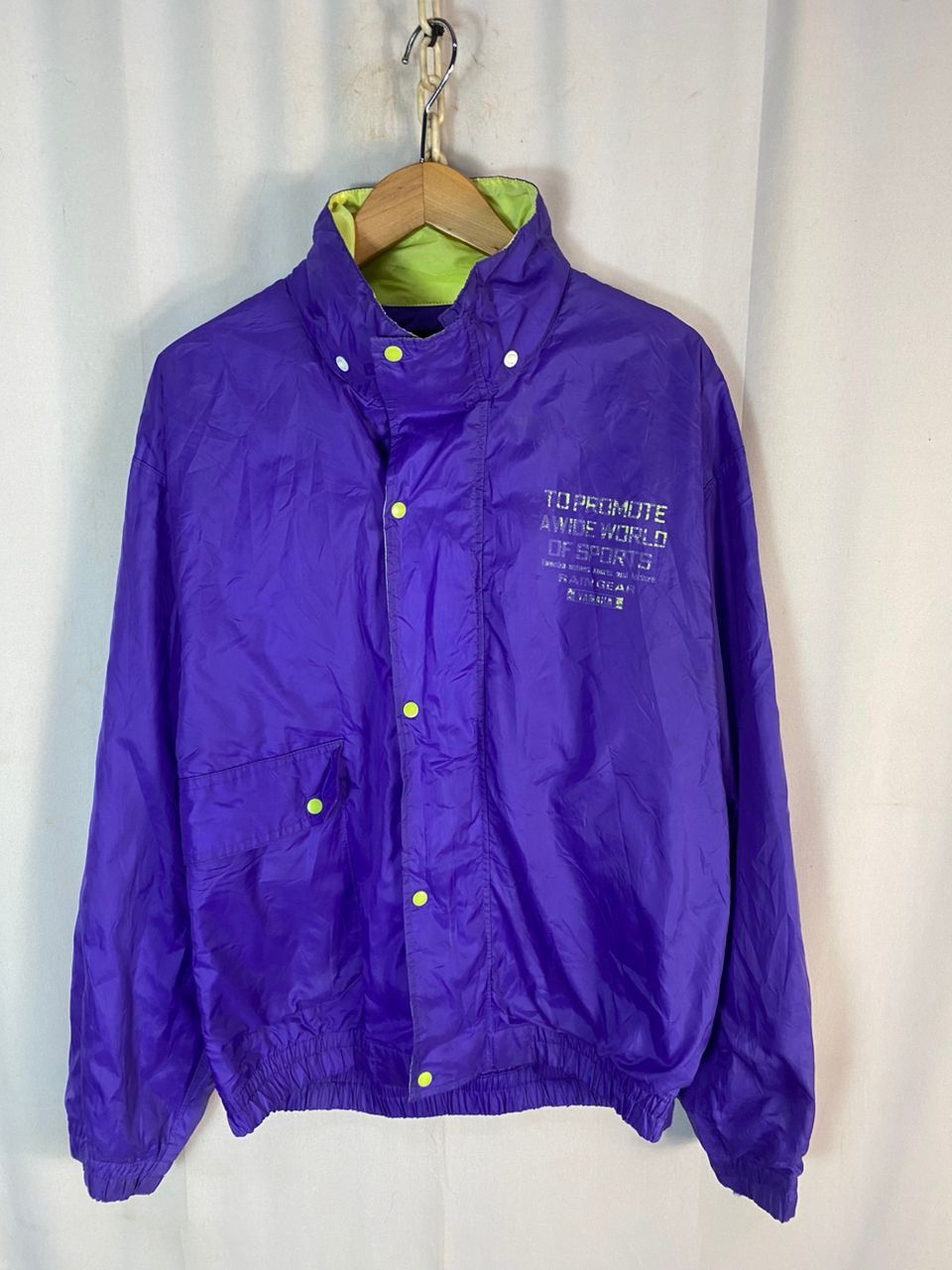 Vintage Yamaha waterproof zipper jacket