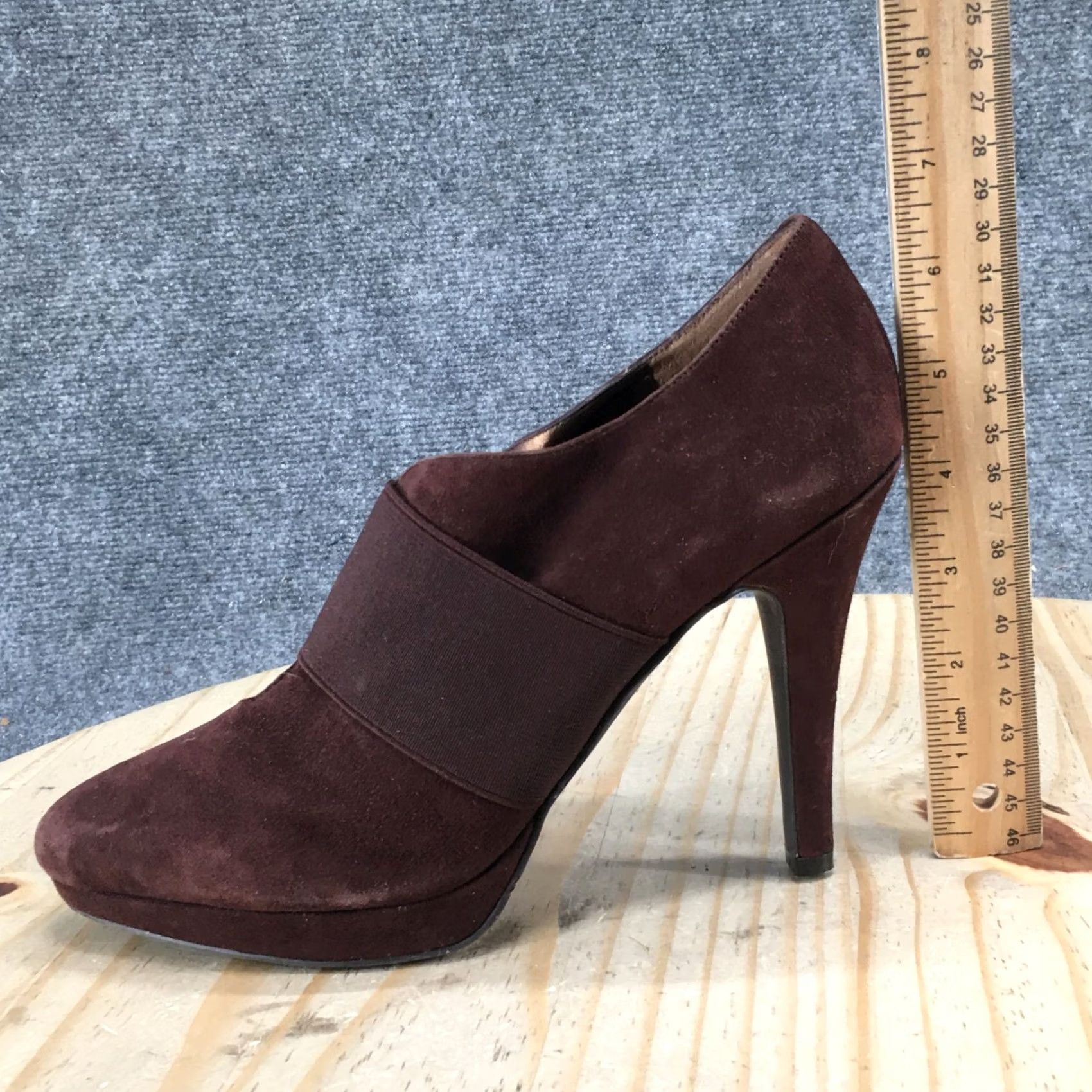 Jessica Simpson Jessica Simpson By Jessica Boots Womens 8.5 Brown Ankle Booties Suede Stiletto Boots Size US 9 / IT 39 - 6 Thumbnail