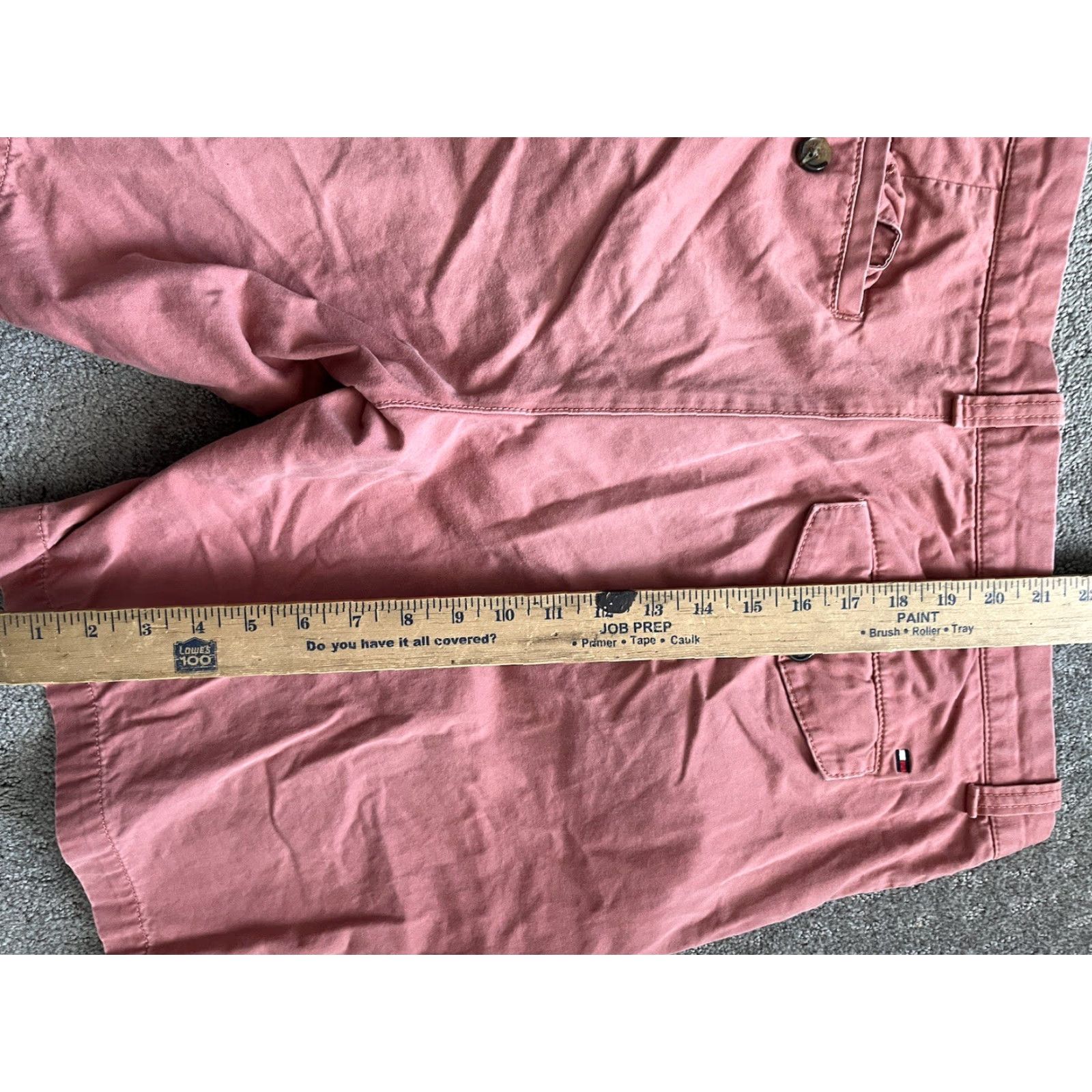 Tommy Hilfiger Tommy Hilfiger Shorts Mens 35 Pink Flat Front Chino Cotton Size US 35 - 5 Thumbnail