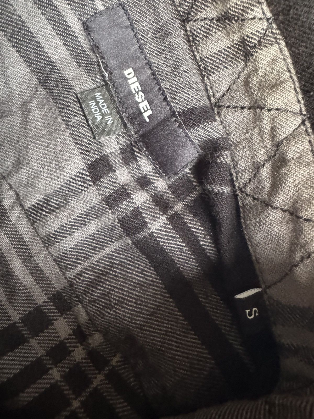 Diesel VERY RARE VINTAGE SHIRT FLANNEL DIESEL DISTRESSED CHECKER Size US S / EU 44-46 / 1 - 5 Thumbnail