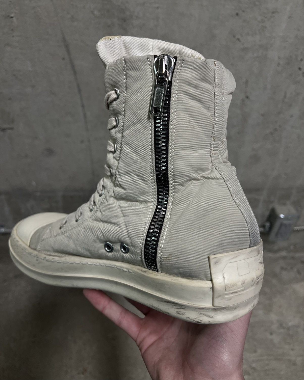 Rick Owens Drkshdw Rick Owens DRKSHDW Pearl High Ramones Size US 9.5 / EU 42-43 - 9 Thumbnail
