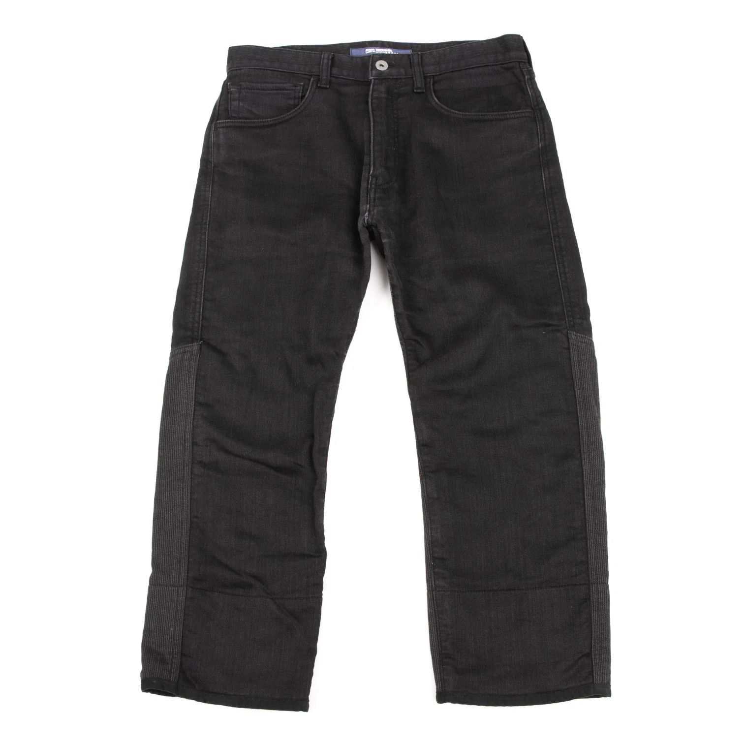 Junya Watanabe Black Denim Pants with Mixed Fabric Details, Size XS Size US 28 / EU 44 - 5 Thumbnail