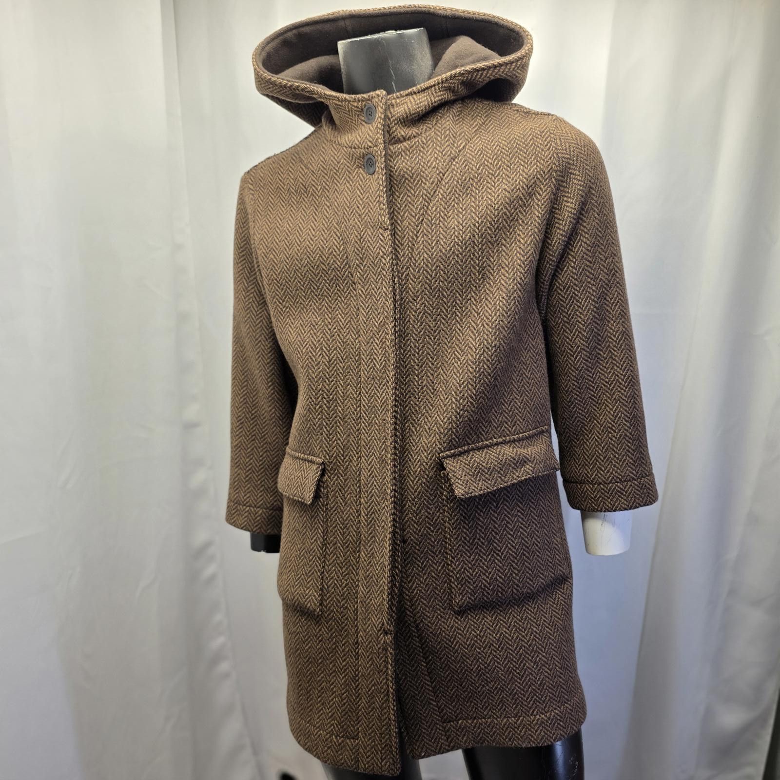 Eddie Bauer Vintage Eddie Bauer Wool Coat Women's Petite L USA Tweed Size L / US 10 / IT 46 - 1 Thumbnail