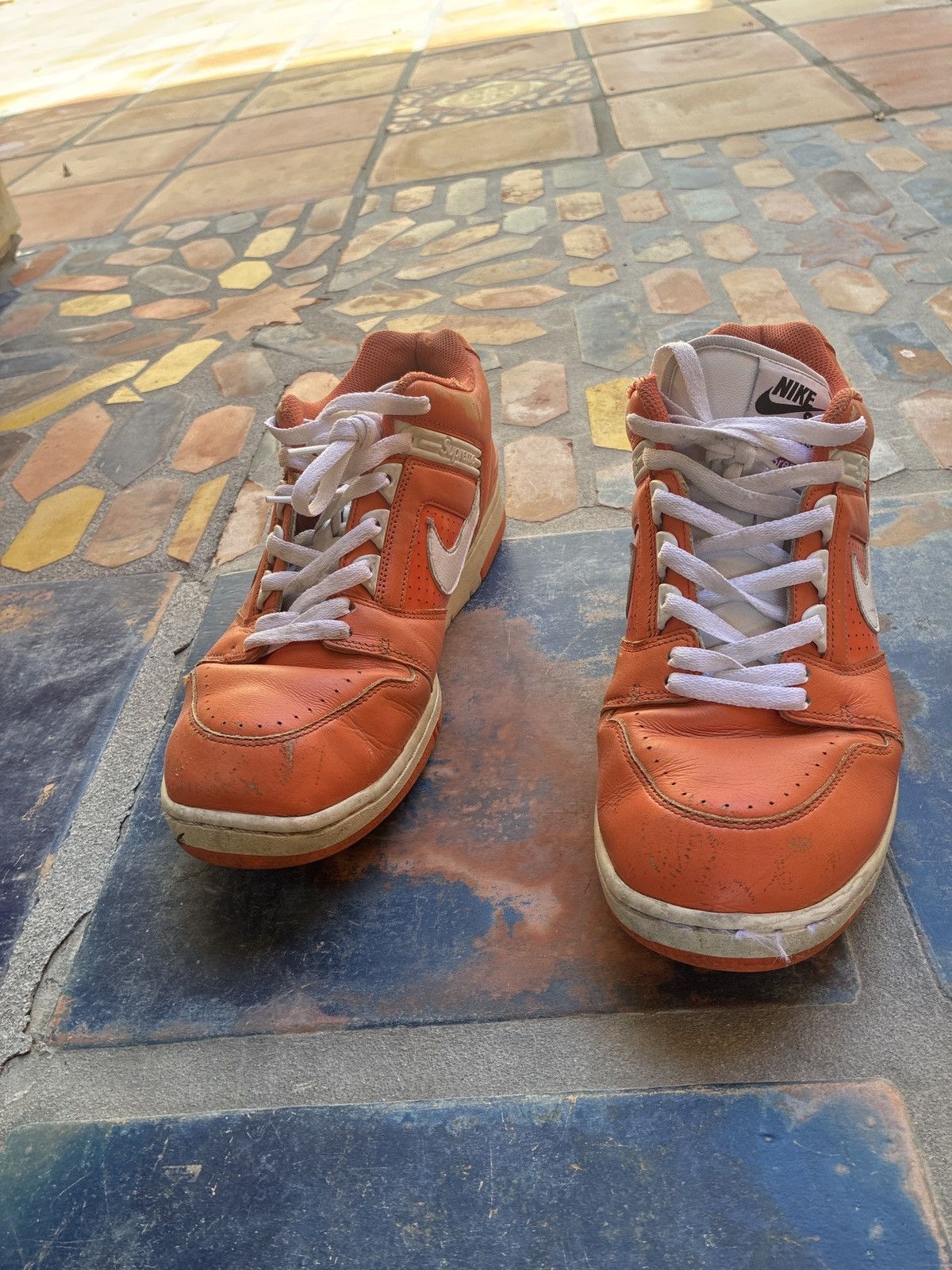 Supreme Supreme orange air force 2 Size US 10.5 / EU 43-44 - 3 Thumbnail