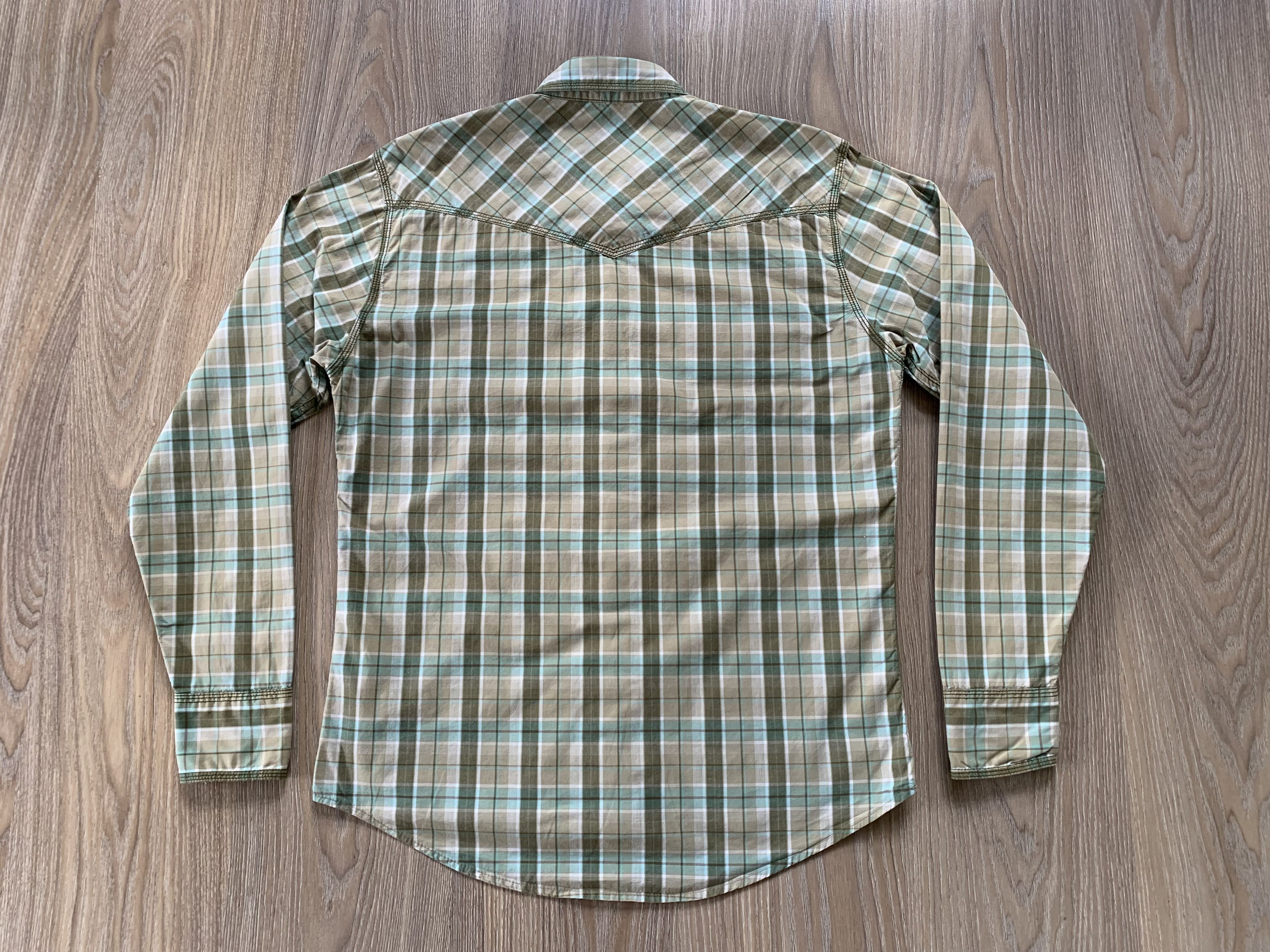 Vintage × Wrangler Wrangle 20X Plaid Cotton Long Sleeve Shirt Size US M / EU 48-50 / 2 - 3 Thumbnail